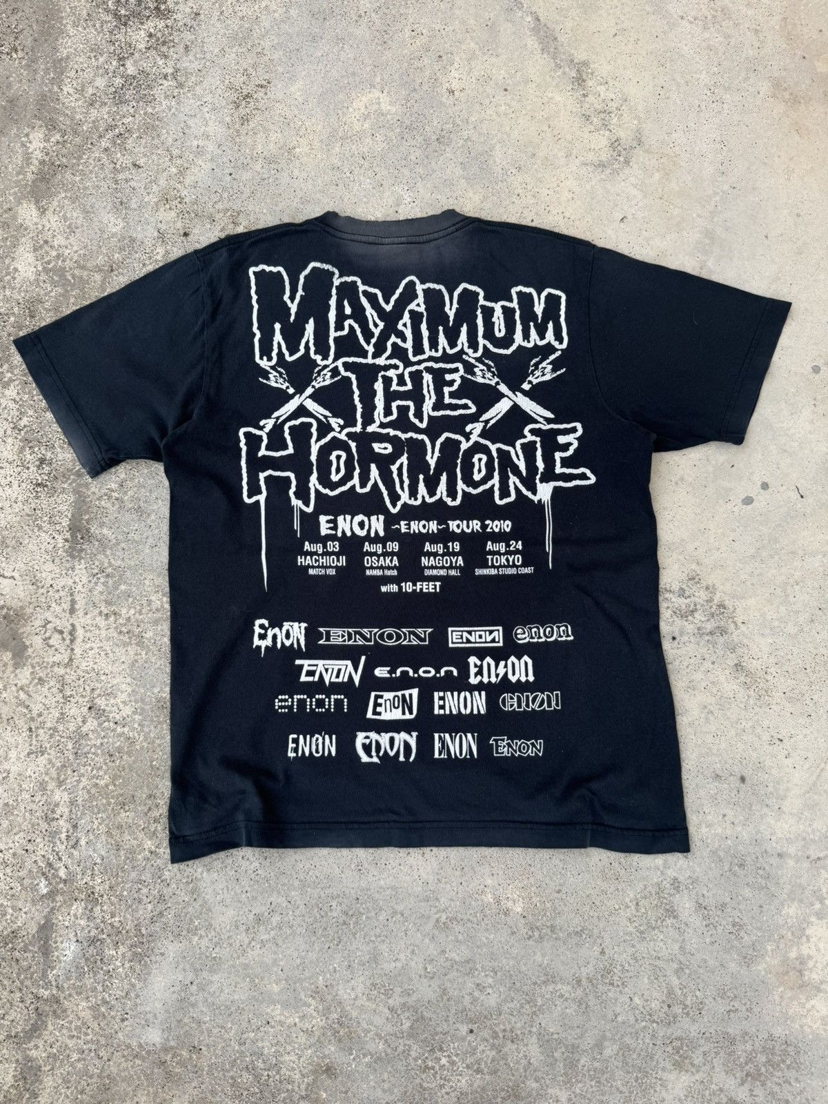 Band Tees Distressed Vintage Maximum the Hormone Tour 2008 TEE Size US L / EU 52-54 / 3 - 4 Thumbnail