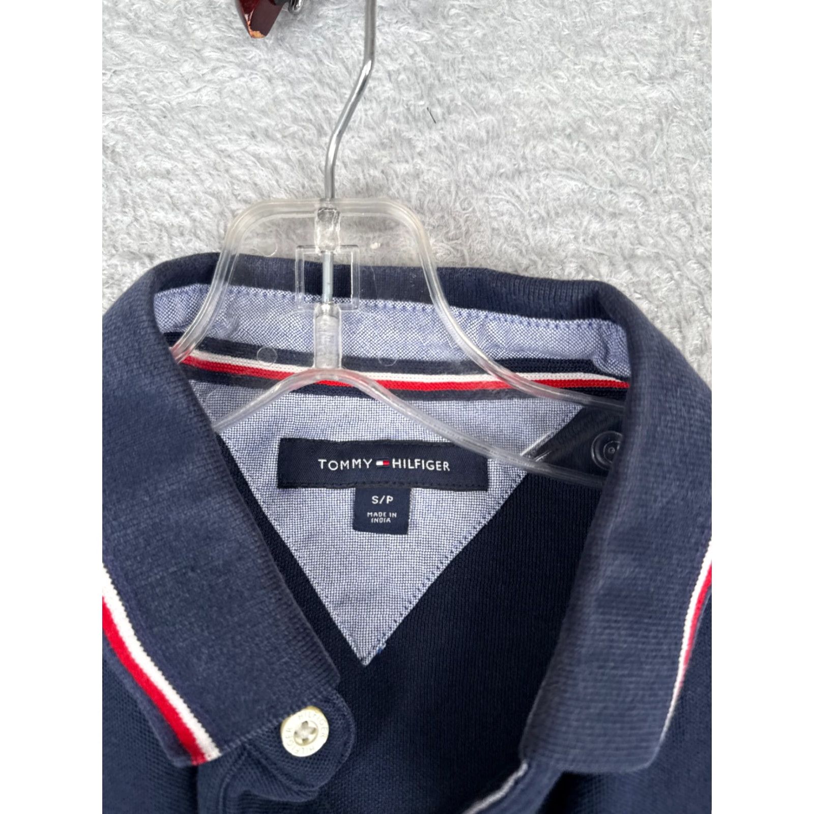 Tommy Hilfiger Tommy Hilfiger Polo Shirt Mens Small Blue Cotton Short Sleeve Golf Casual Activewear Size US S / EU 44-46 / 1 - 7 Thumbnail