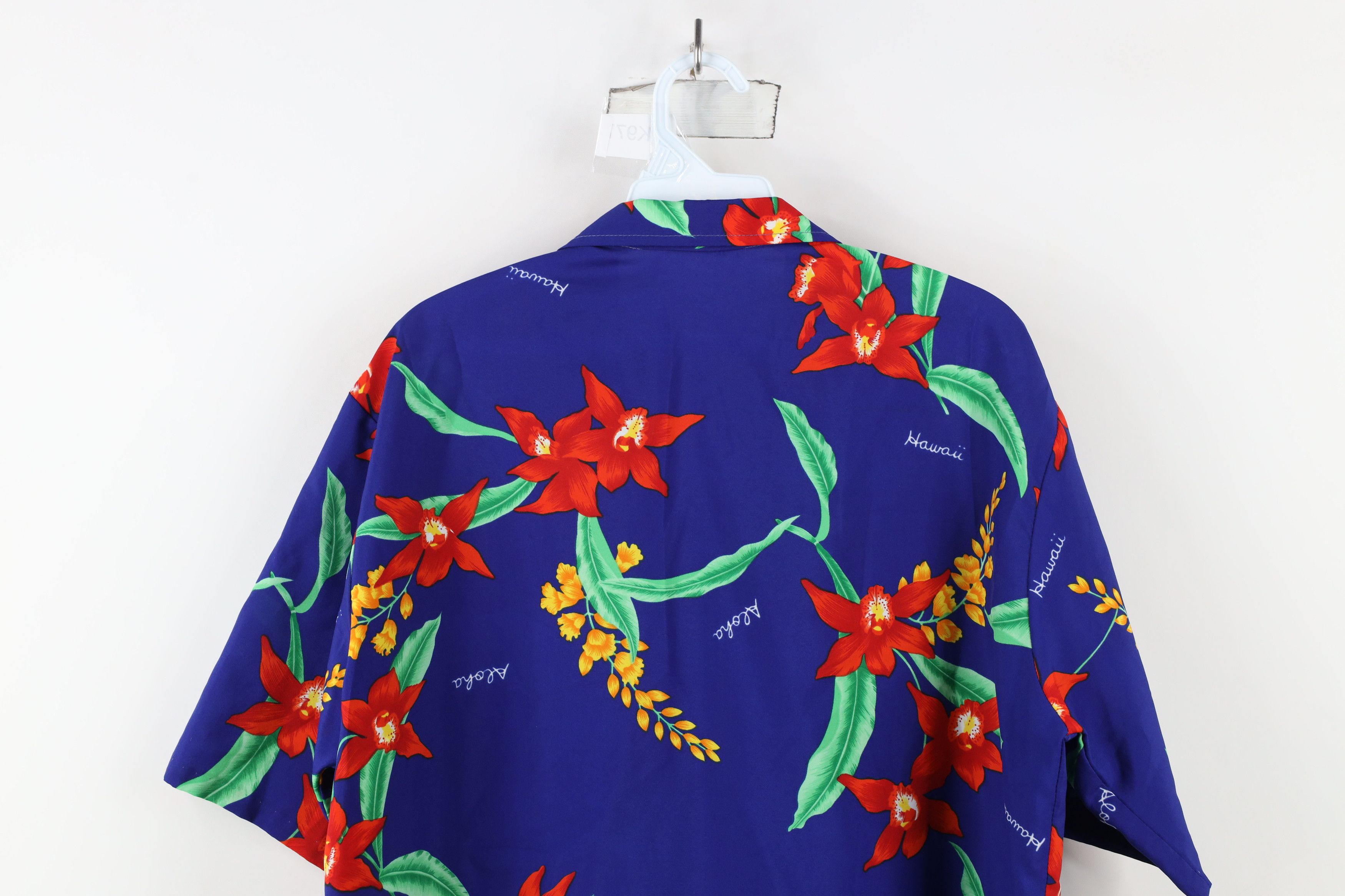 Vintage Vintage 70s Streetwear Flower Hawaiian Button Shirt USA Size US L / EU 52-54 / 3 - 9 Thumbnail