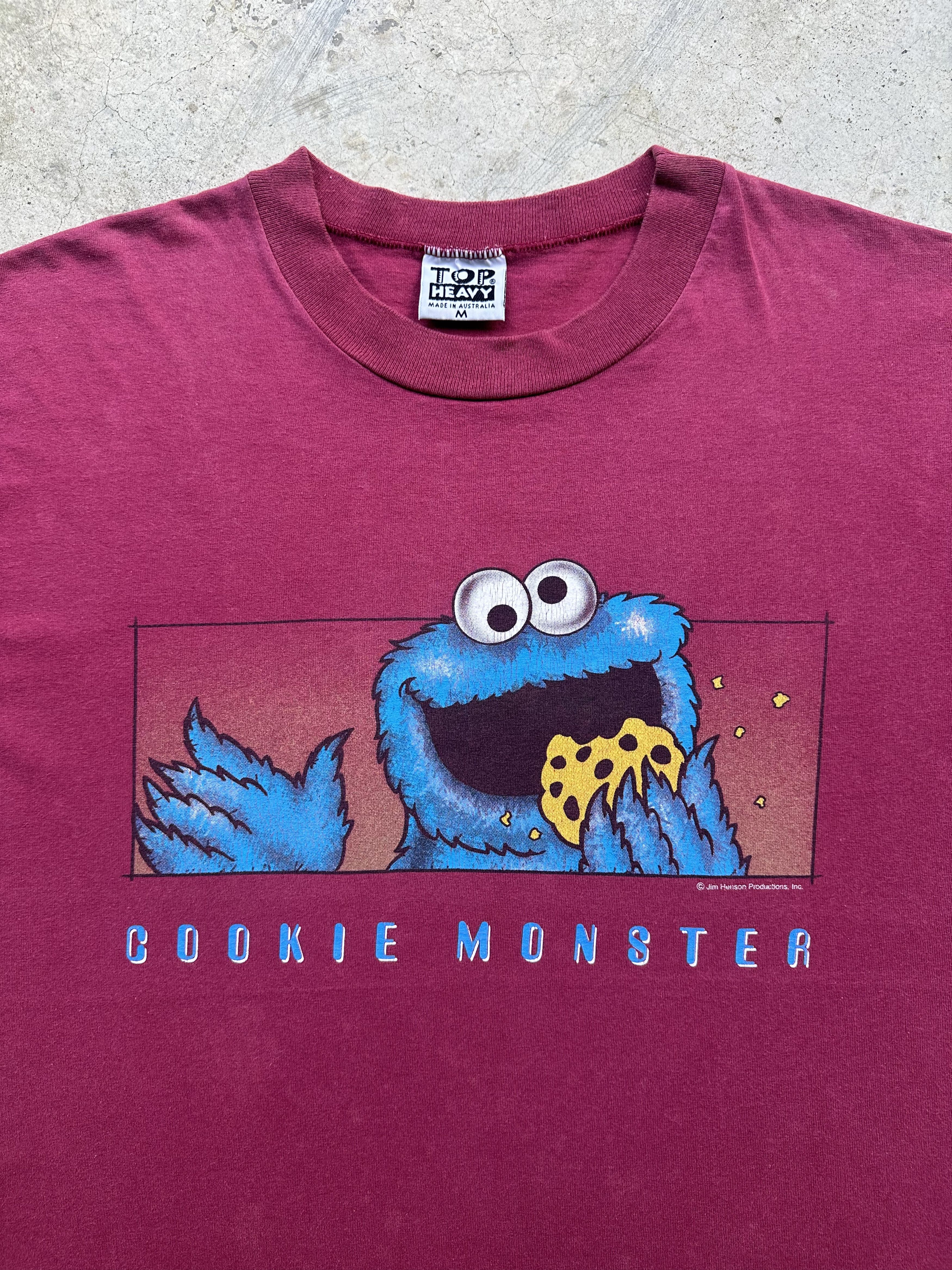 Cartoon Network Vintage Cookie Monster Sesame Street Jim Henson Production Size US L / EU 52-54 / 3 - 3 Thumbnail