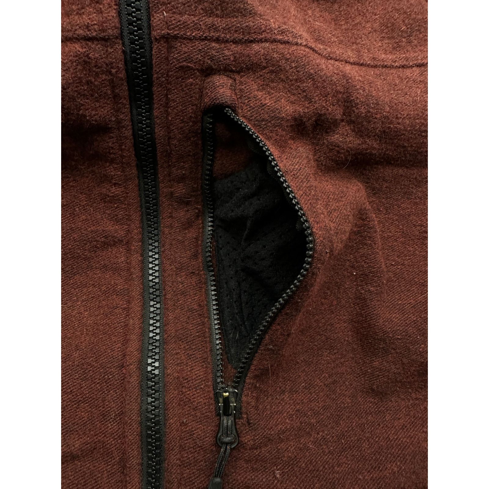 L.L. Bean LL Bean Soft Shell Wool Blend Jacket Mens LT Maroon Zip Size US L / EU 52-54 / 3 - 10 Thumbnail