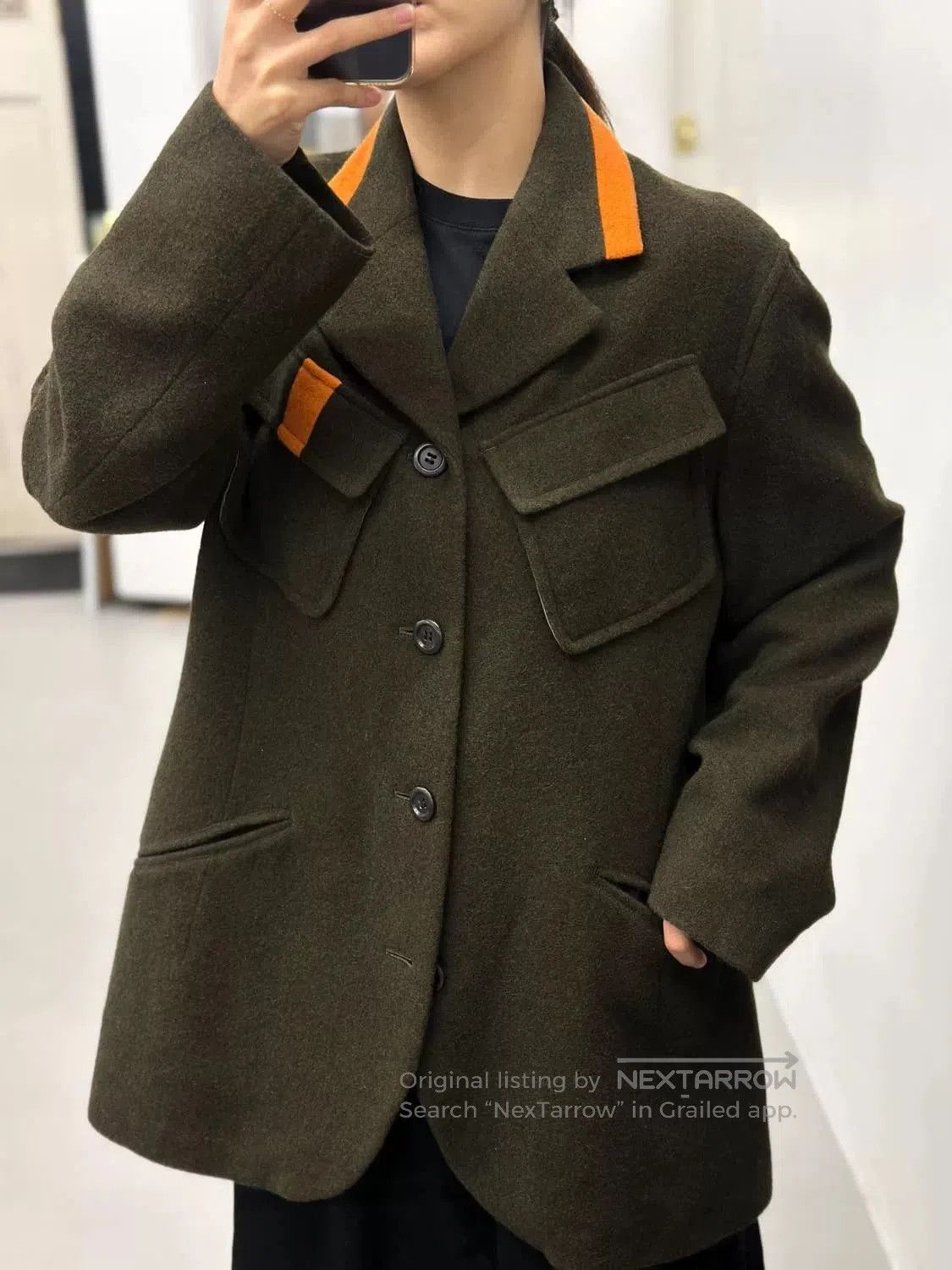 Issey Miyake Issey Miyake Vintage Wool Cargo Coat. Size US M / EU 48-50 / 2 - 3 Thumbnail