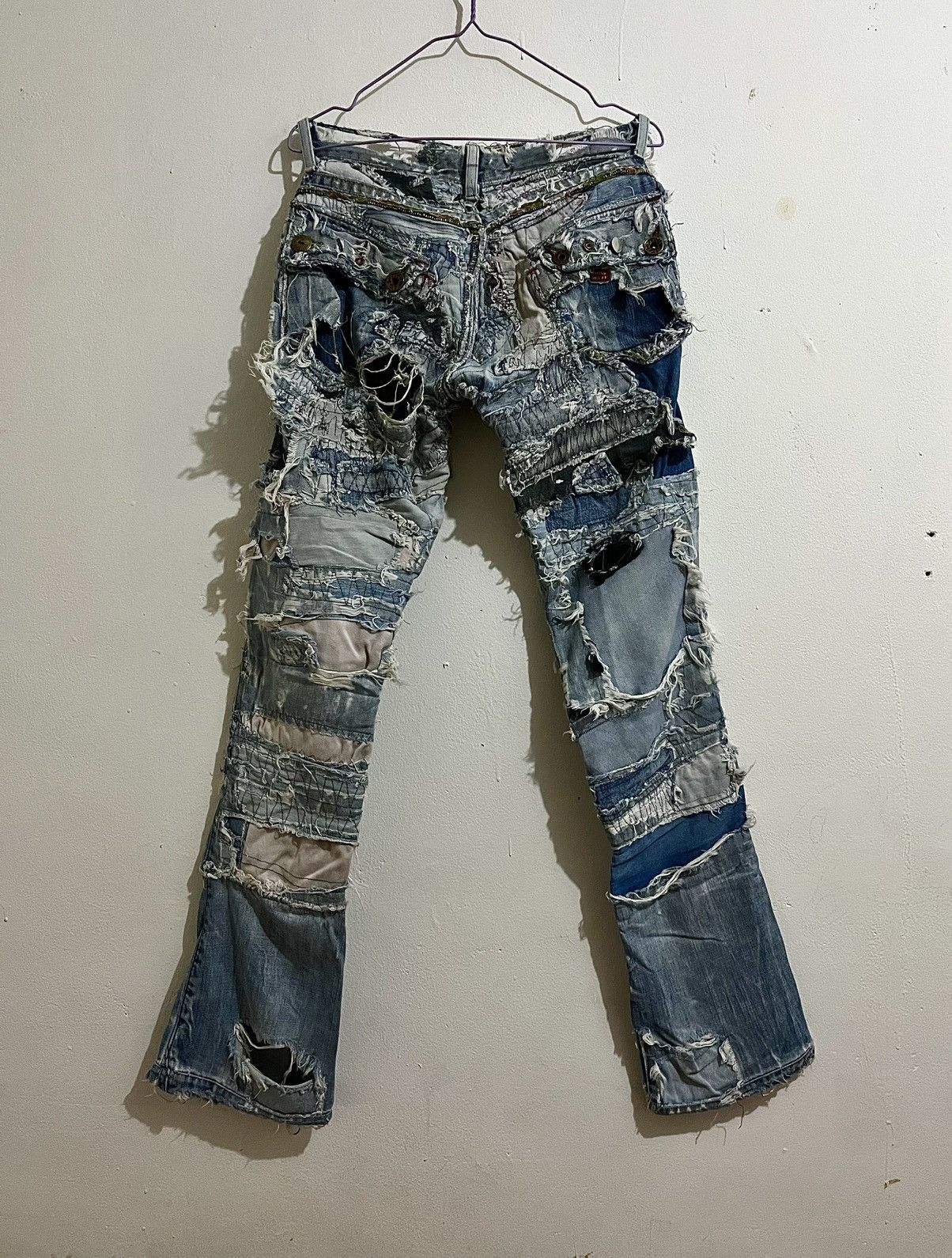 Vintage Vintage Miss Sixty Distressed Denim Jeans LGB Style Size US 29 - 3 Thumbnail