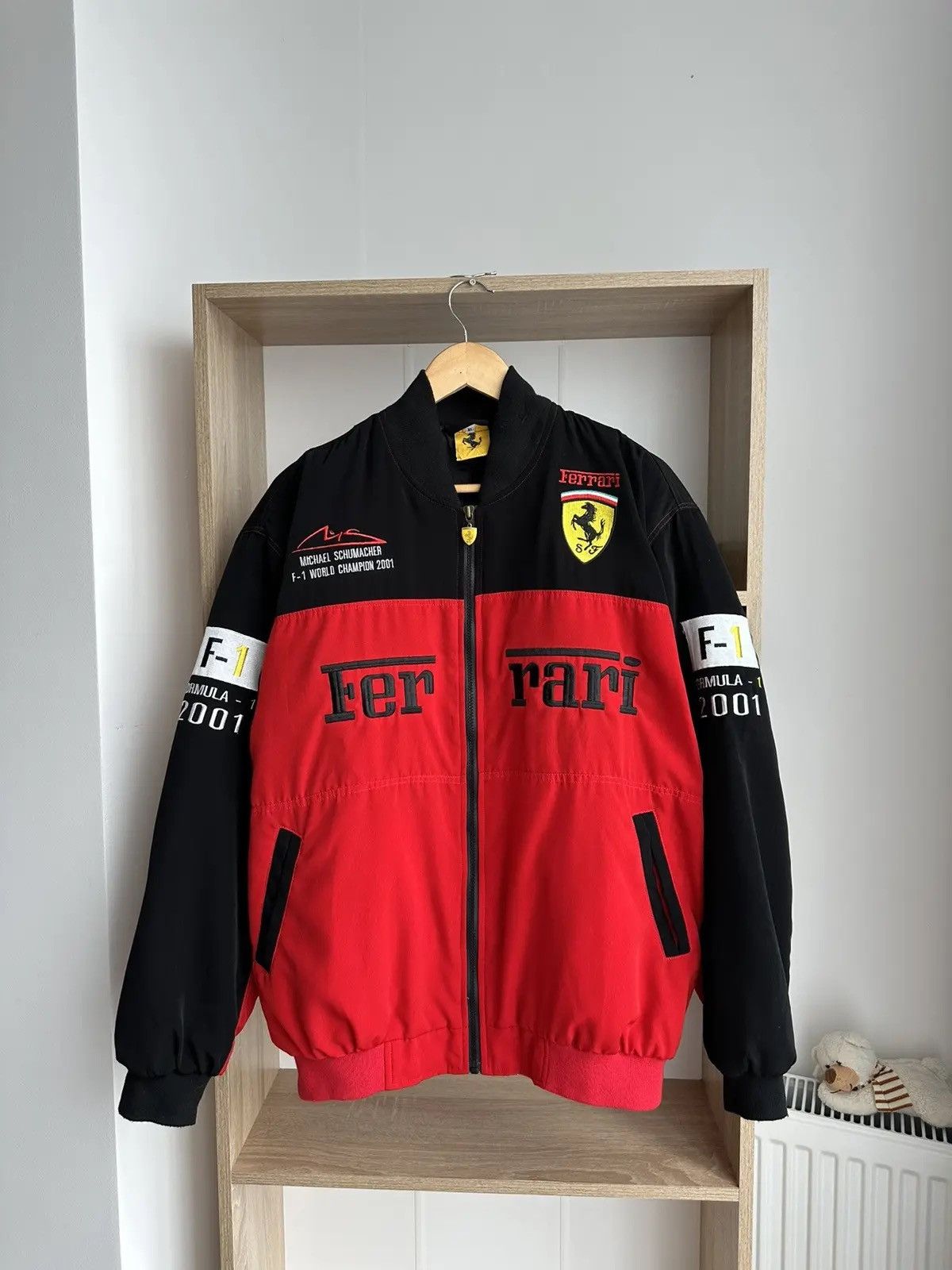 Ferrari × Formula 1 Vintage Ferrari Racing Red Formula Uno Jacket Size US M / EU 48-50 / 2 - 15 Thumbnail