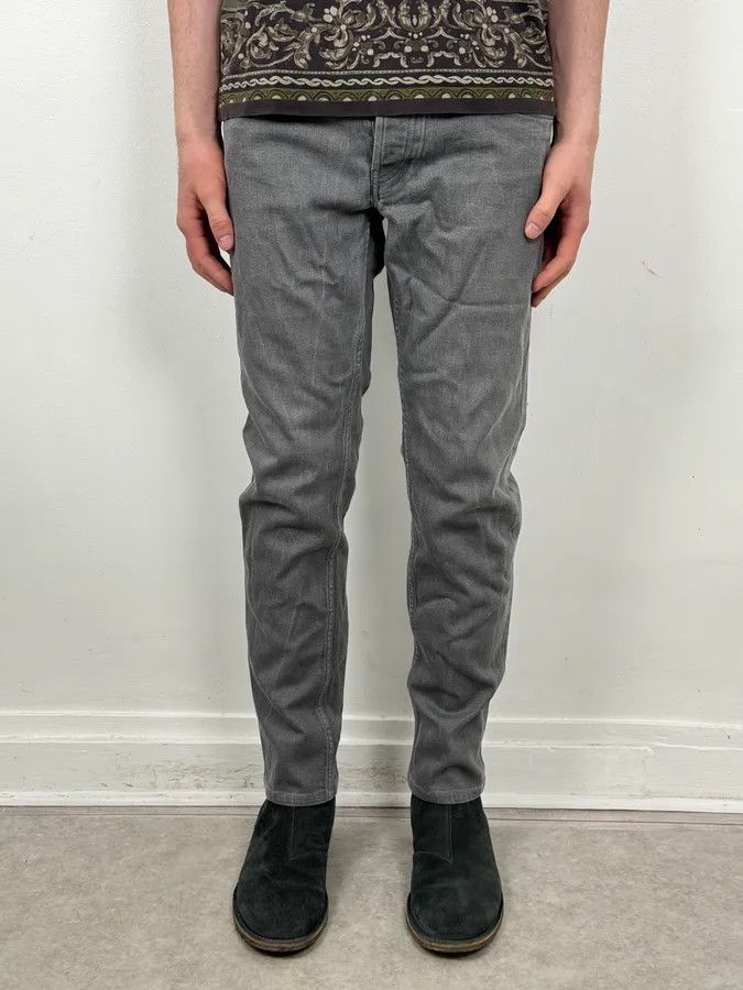 Prada SS2015 Prada Dark Grey Washed Slim Denim Jeans Size US 30 / EU 46 - 2 Thumbnail