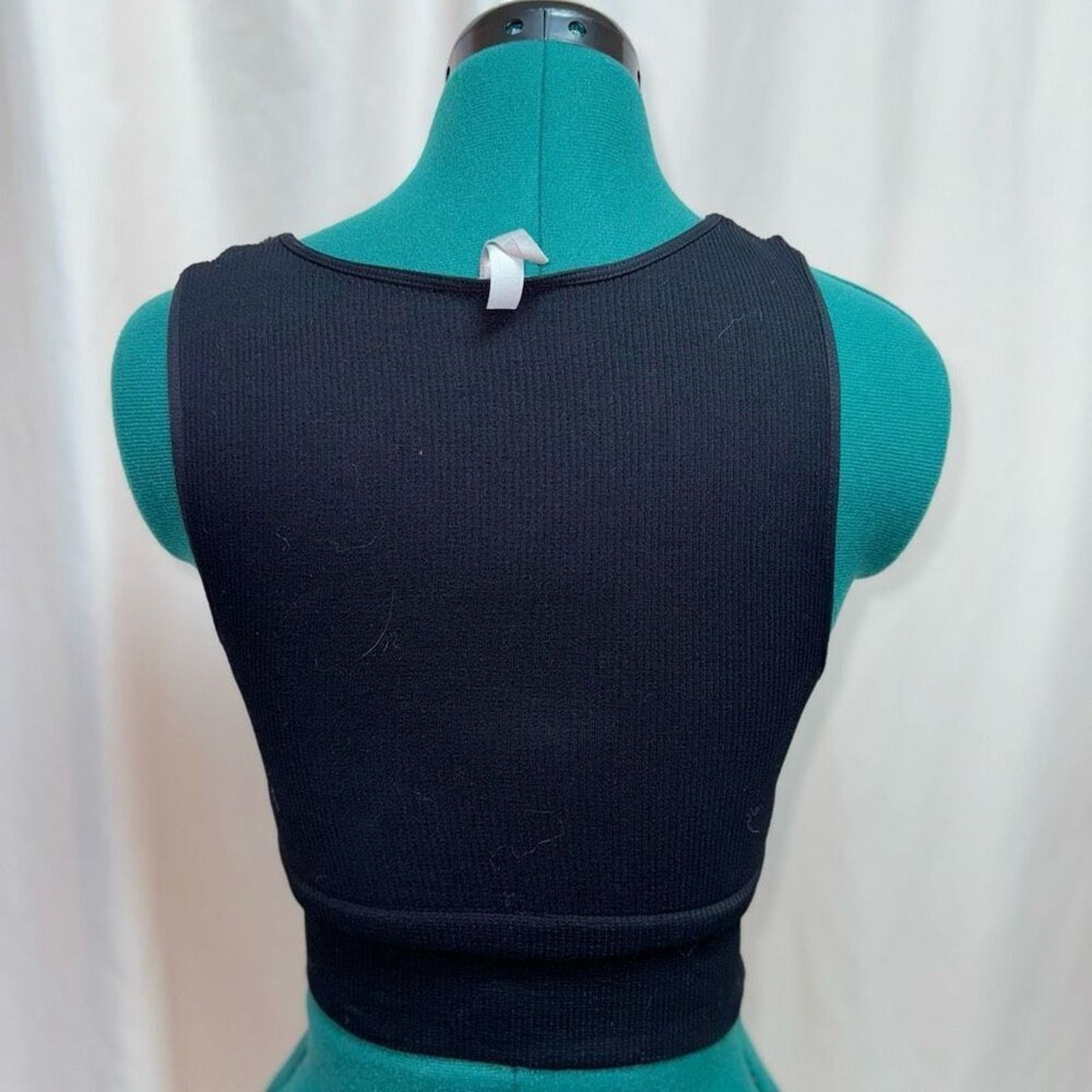 Other Nikibiki Black Ribbed Cropped Tank Top | Sz S (NO SIZE TAG) Size S / US 4 / IT 40 - 4 Thumbnail
