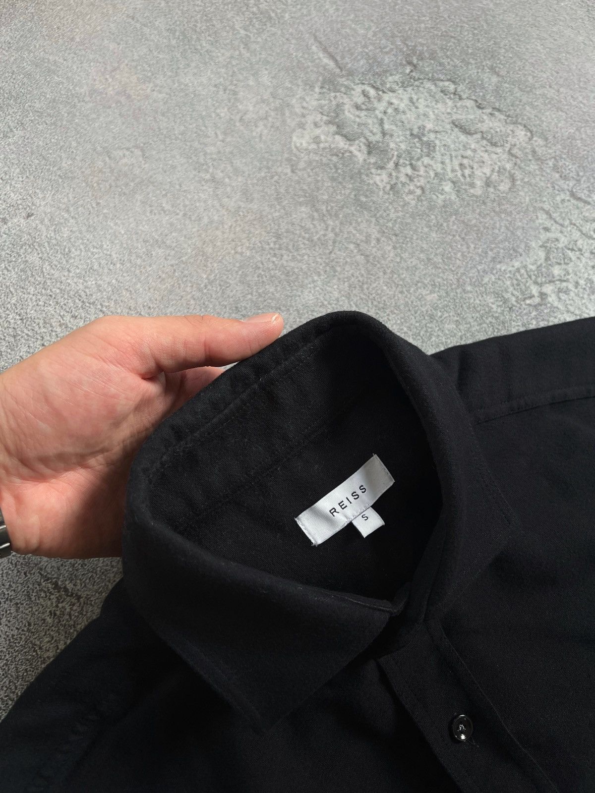 Reiss Reiss Button Up Shirt Size S Overshirt Twin Pocket Black Size US S / EU 44-46 / 1 - 3 Thumbnail