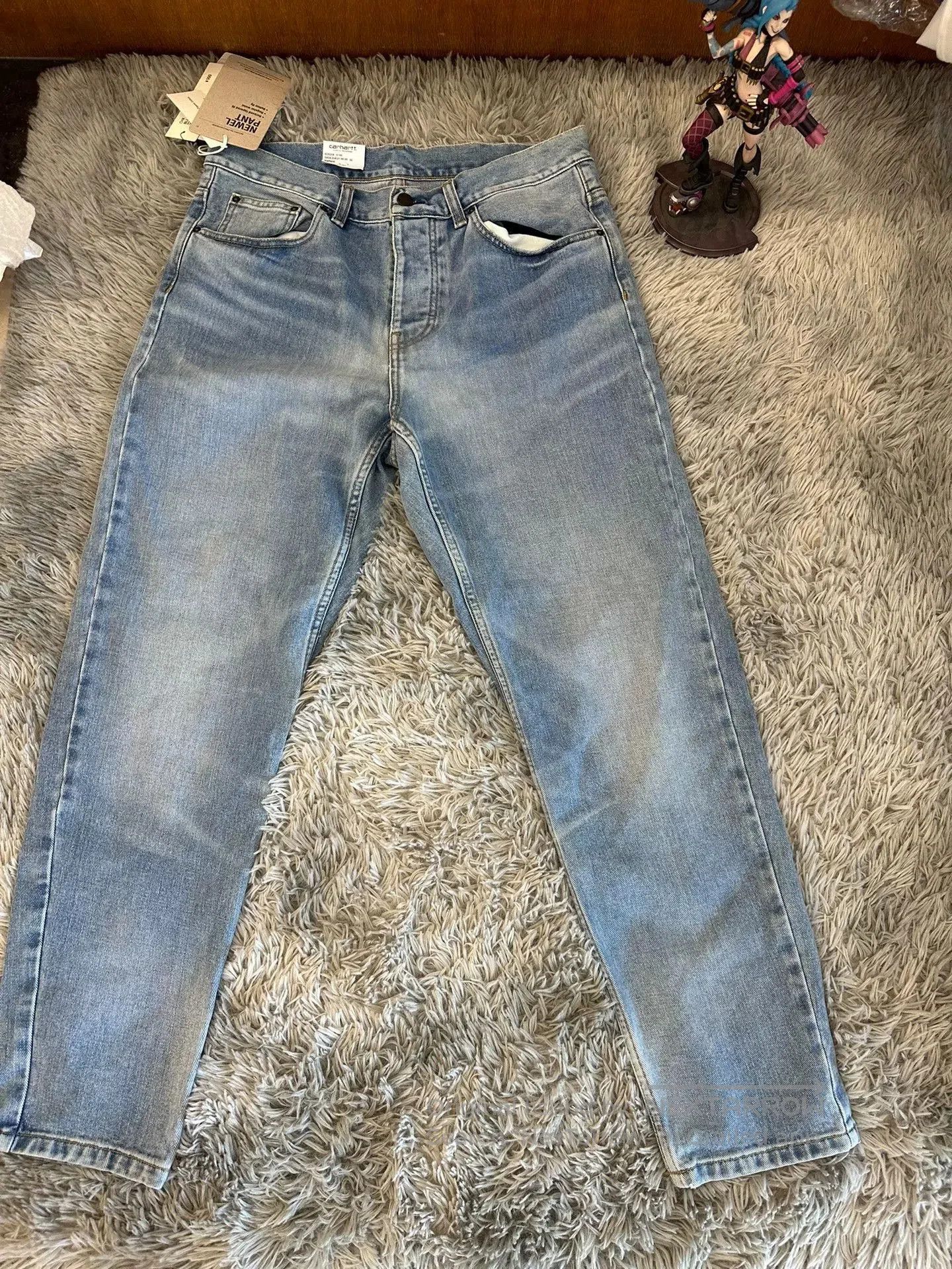 Carhartt Blue Washed Jeans.