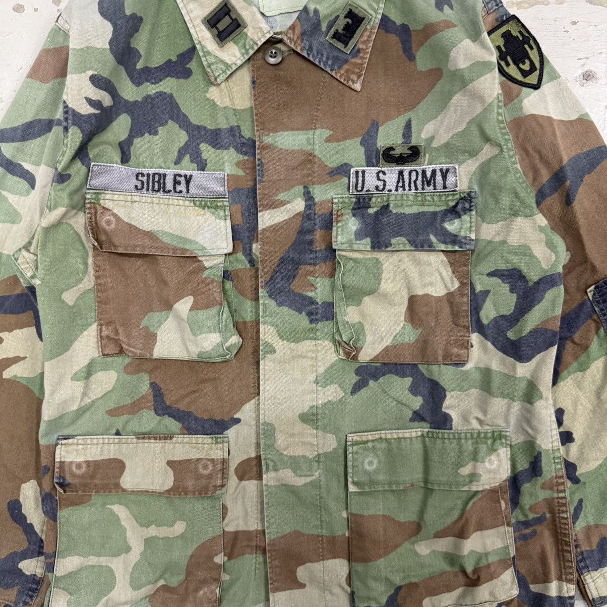 Vintage Vintage US Army DBU Woodland Camo Jacket Size US L / EU 52-54 / 3 - 5 Thumbnail