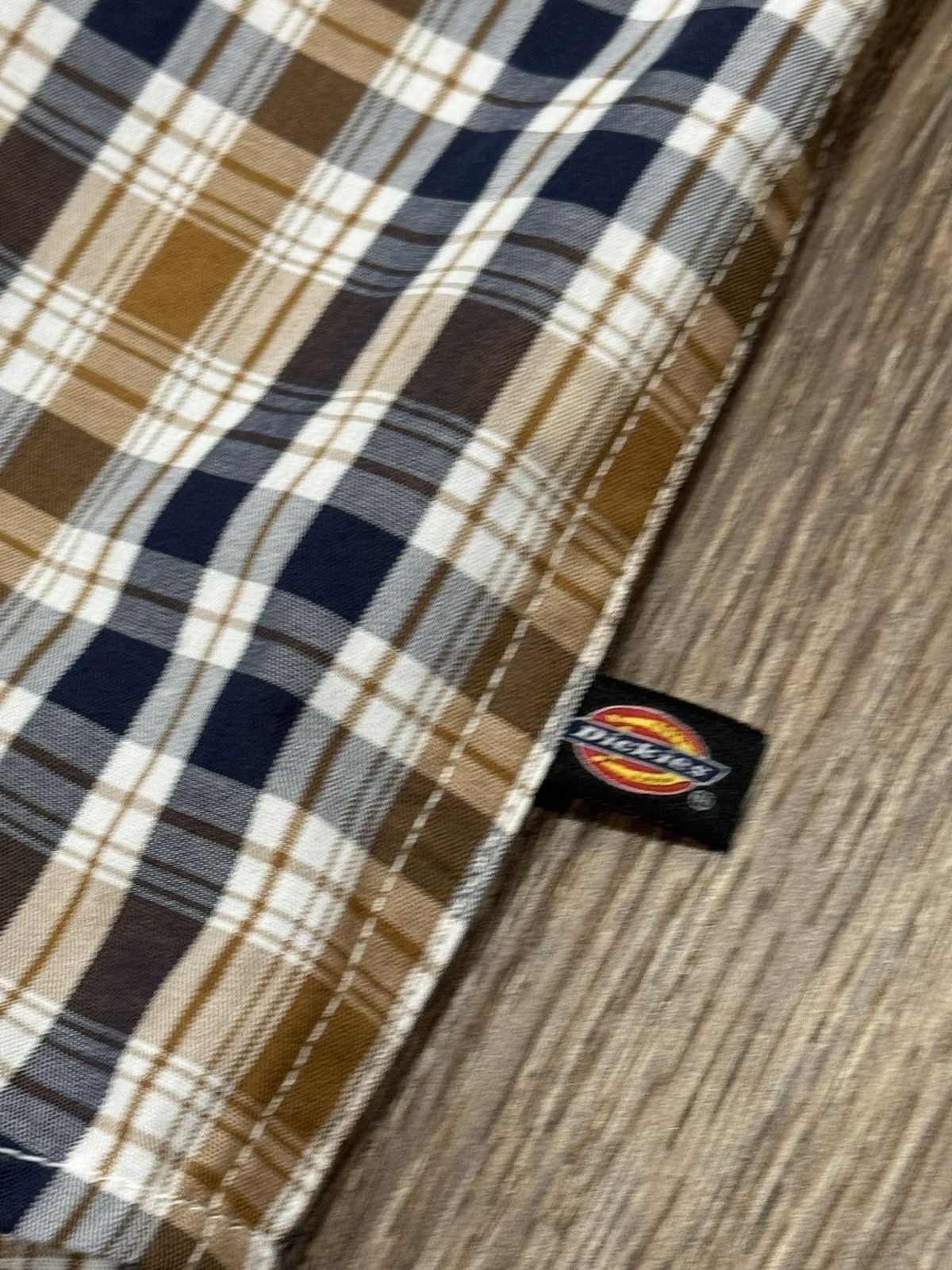 Dickies Dickies Plaid Print Fit Flex S/S Button Down Work Shirt Size US M / EU 48-50 / 2 - 4 Thumbnail