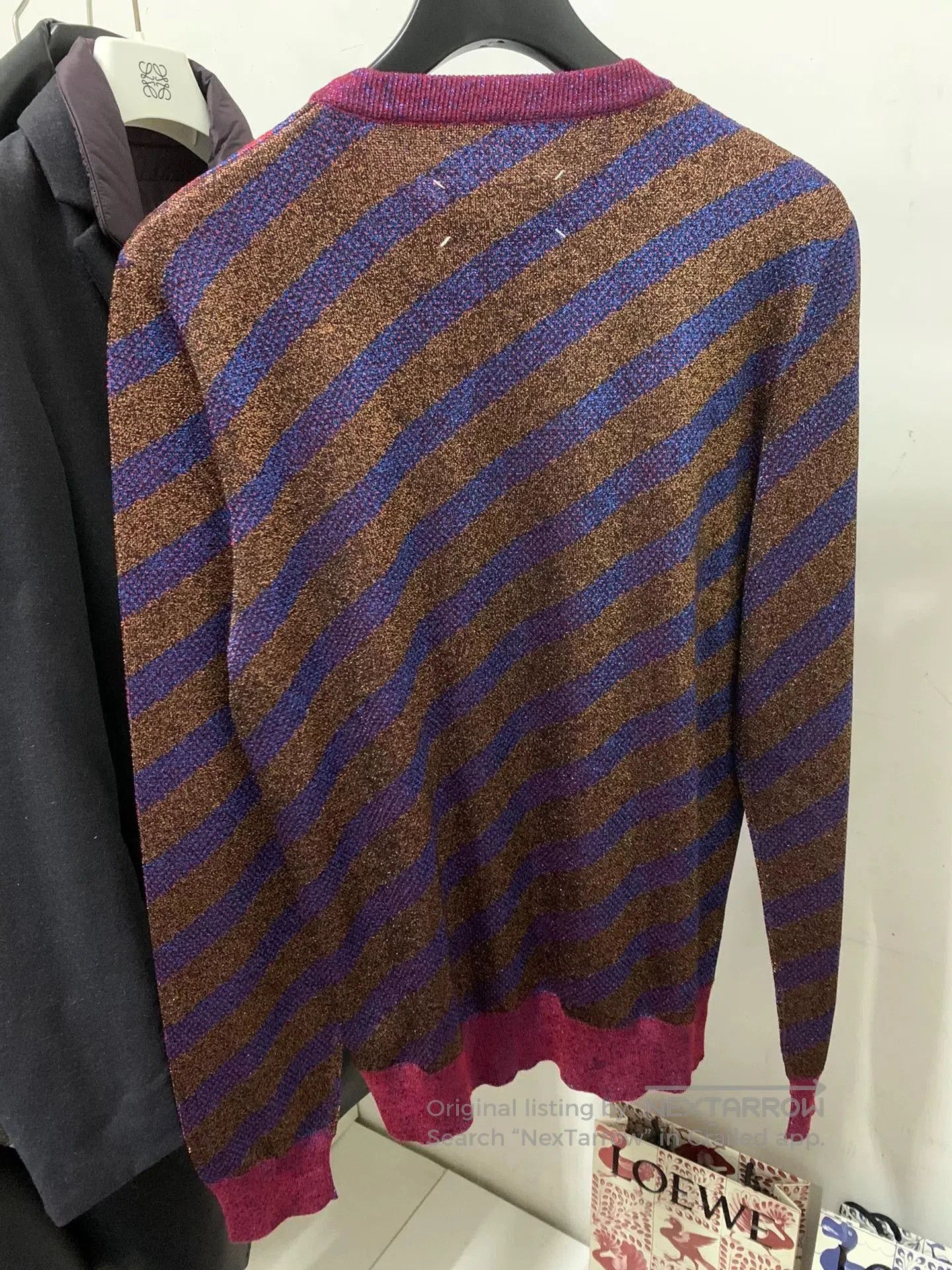 Maison Margiela Maison Martin Margiela Metallic Knit Sweater. Size US M / EU 48-50 / 2 - 2 Thumbnail