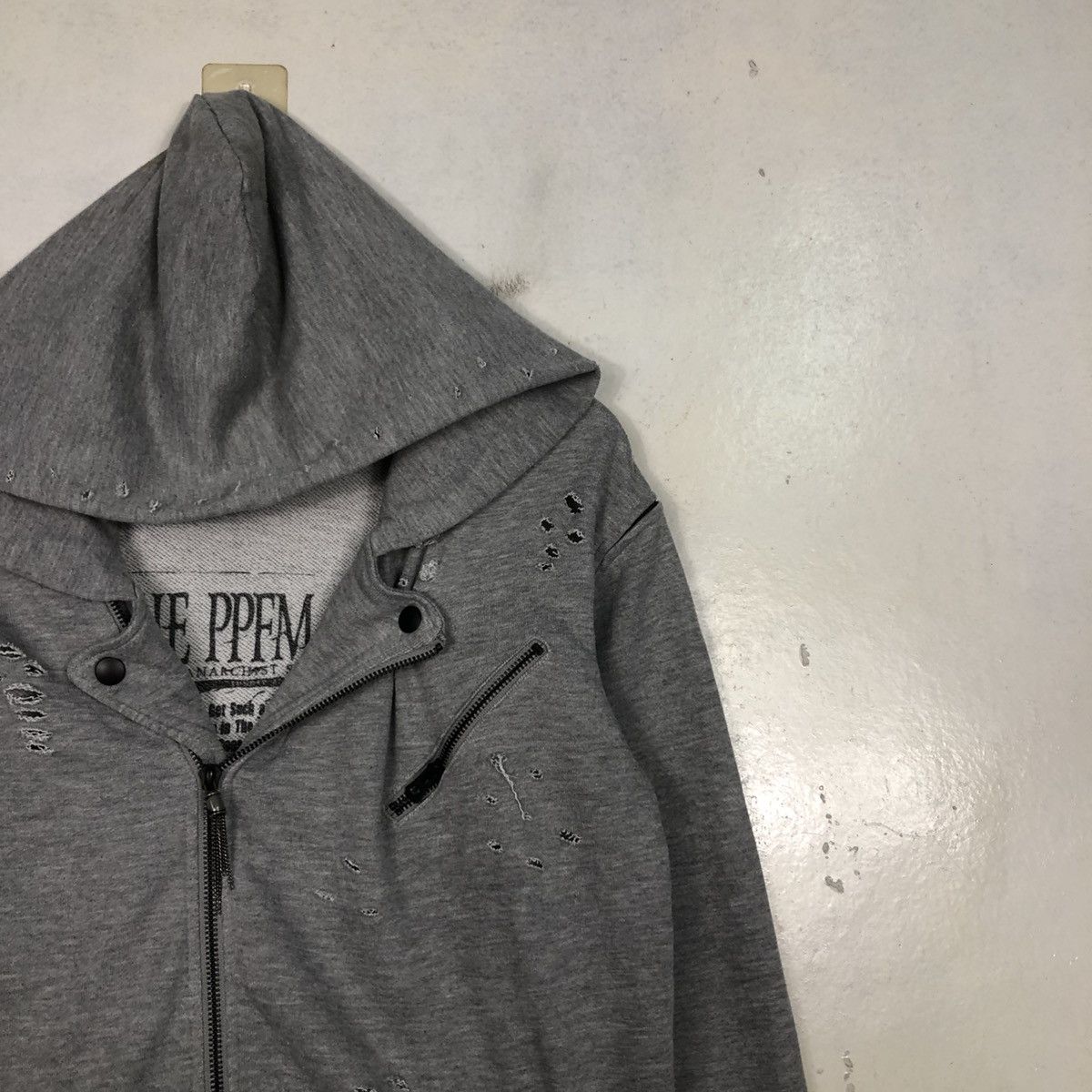 PPFM 📌Cropped Biker Jacket Double Collar PPFM Hysteric Glamour Size US M / EU 48-50 / 2 - 8 Thumbnail