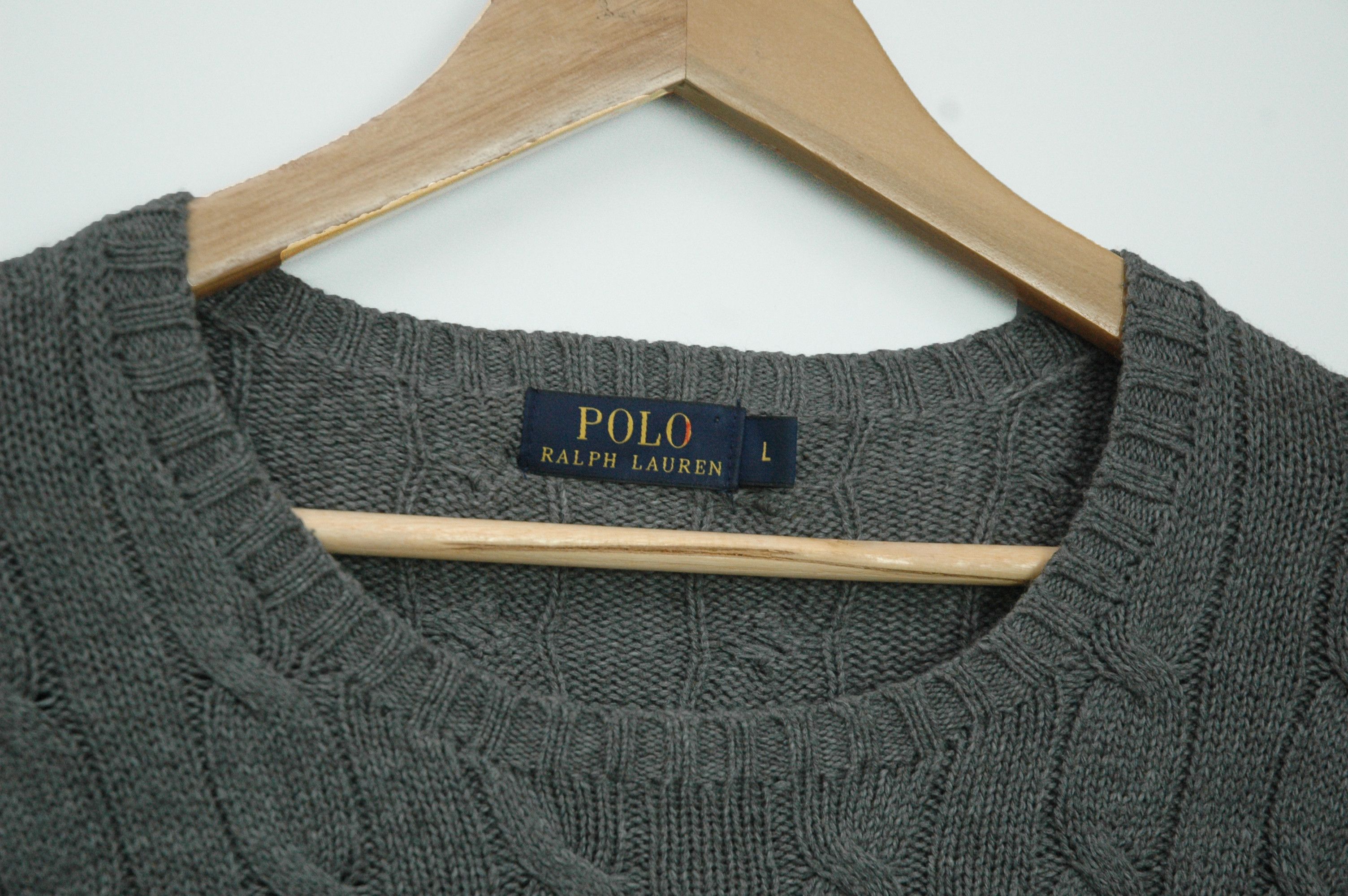 Polo Ralph Lauren POLO RALPH LAUREN Knit Crewneck Texture Sweaters Size US L / EU 52-54 / 3 - 6 Thumbnail
