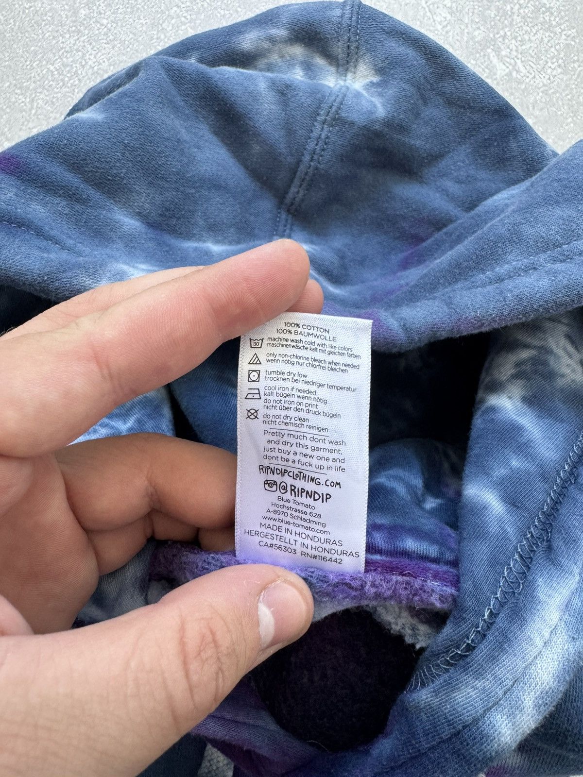 RIPNDIP Ripndip Nerm And The Gang Hoodie Tie Dye Streetwear Y2K Size US L / EU 52-54 / 3 - 11 Thumbnail