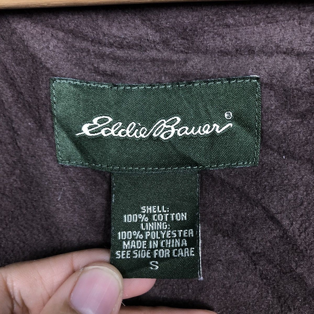 Flannel 📌Vintage Shirt Button Jacket Eddie Bauer Tartan Design Size US S / EU 44-46 / 1 - 18 Thumbnail