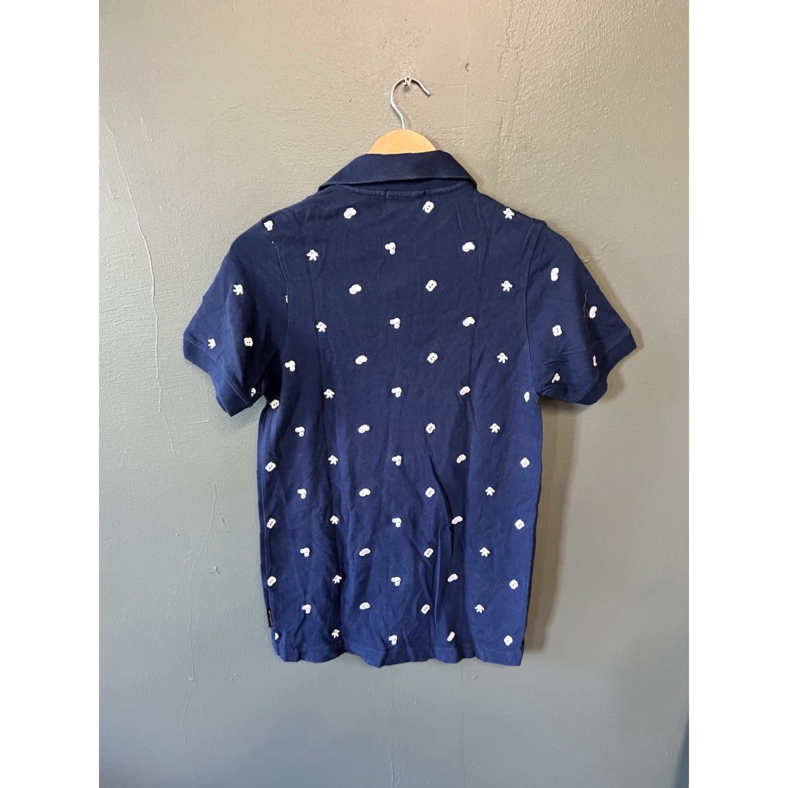 Disney Disney Mickey Mouse AOP Polo Shirt Womens Blue Short Sleeve M C Casual Adult - Hong Kong Size 32" / US 10 / IT 46 - 2 Thumbnail