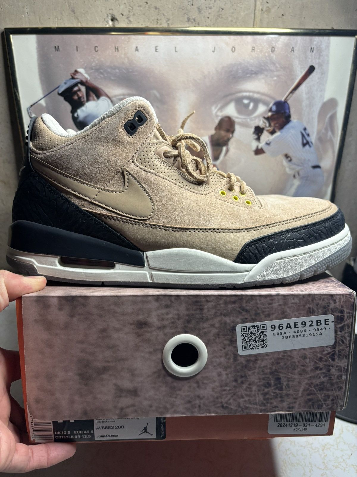 Jordan Brand Air Jordan 3 Retro JTH Size US 11.5 / EU 44-45 - 1 Thumbnail