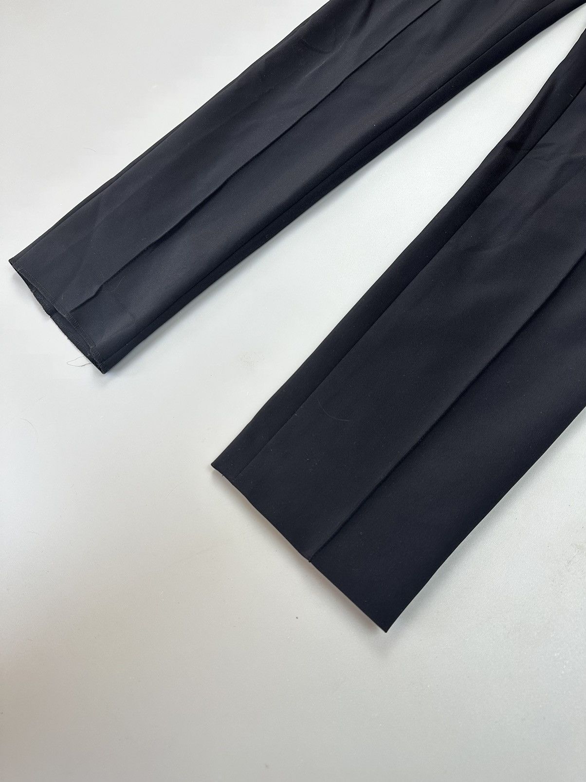 Escada Ecada Straight Dress Pants Black Size 31" - 2 Thumbnail