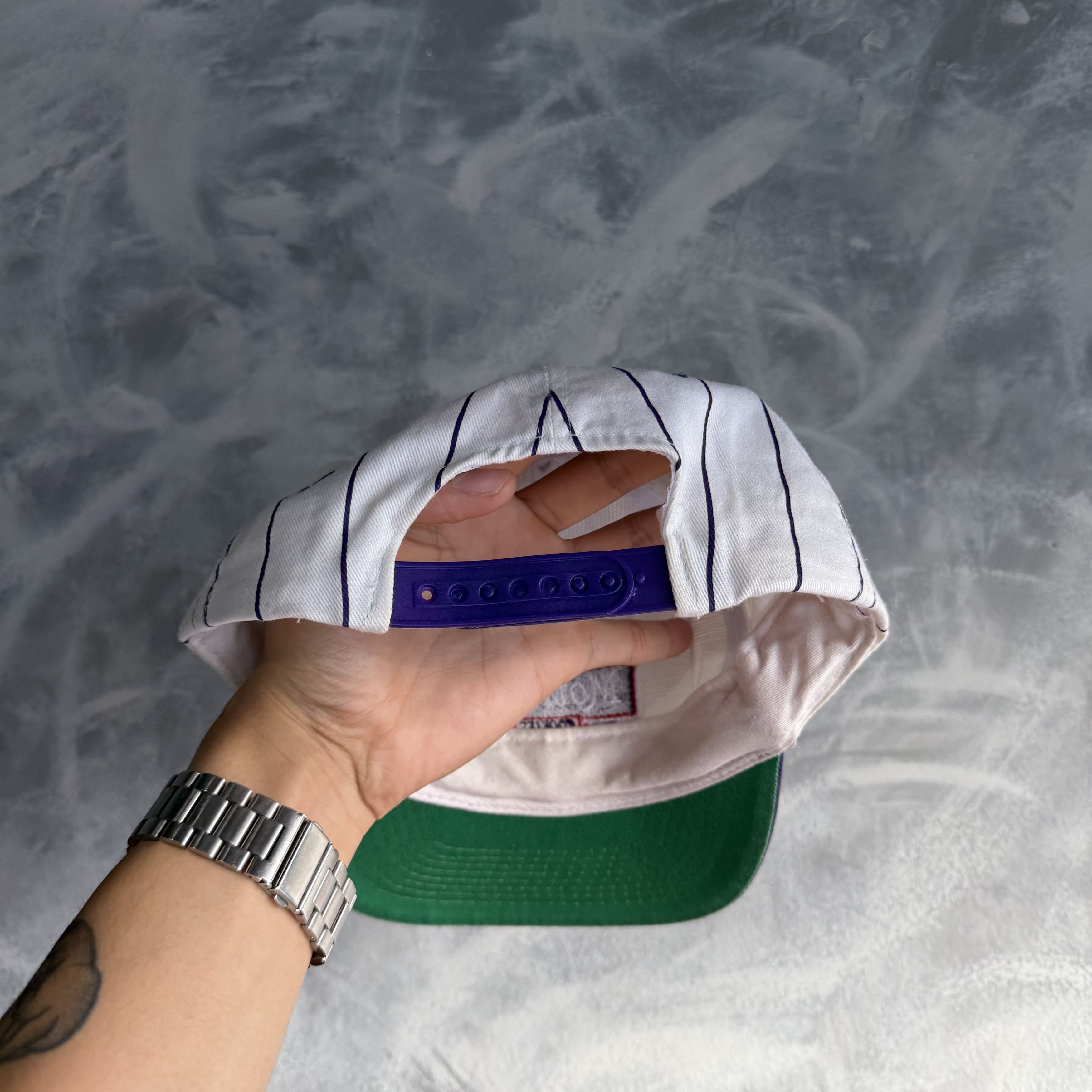 Other Mother's Cookies Snapback Hat Purple & Green Size ONE SIZE - 3 Thumbnail