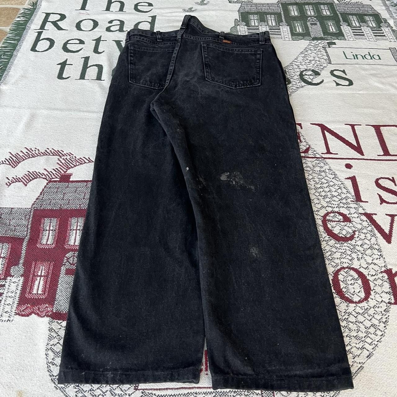 Japanese Brand × Vintage Vintage Y2K/2000s Grunge Essential Black Denim Jeans! Size US 40 / EU 56 - 4 Thumbnail