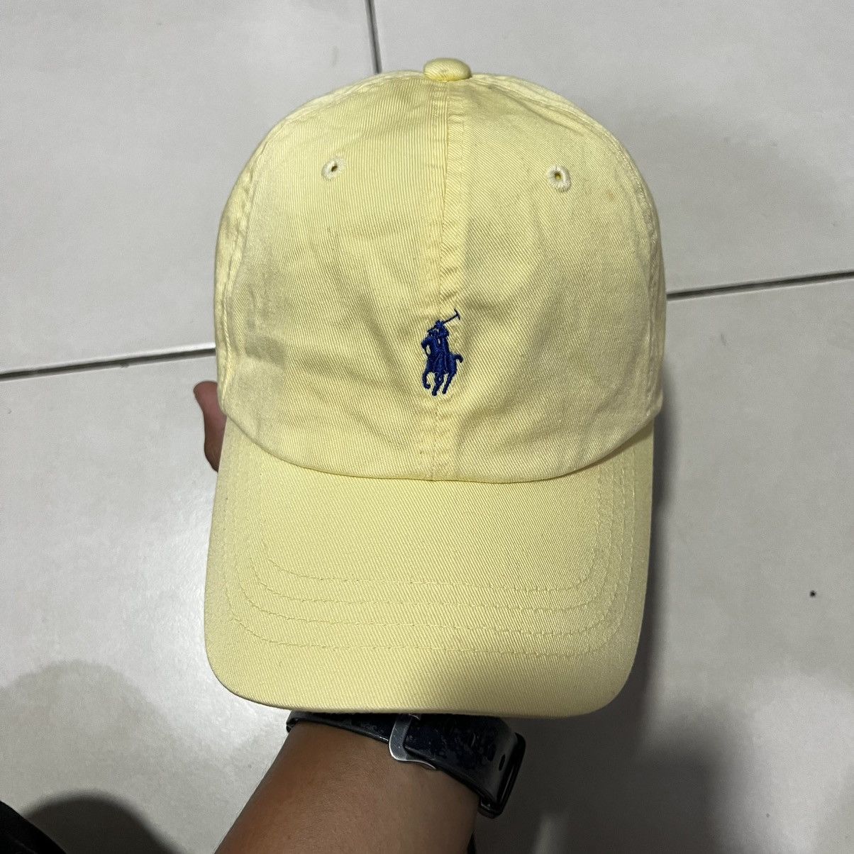 Polo Ralph Lauren Polo Ralph Lauren Yellow Cotton Baseball Hat osfm Size ONE SIZE - 3 Thumbnail