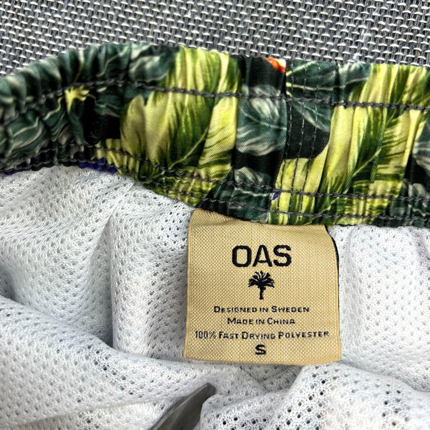 OAS OAS Mens Trunks Size 4XL Floral Beach Shorts Drawstring Athletic Casual Multicolor Small Summer Mens Size US 29 - 4 Thumbnail