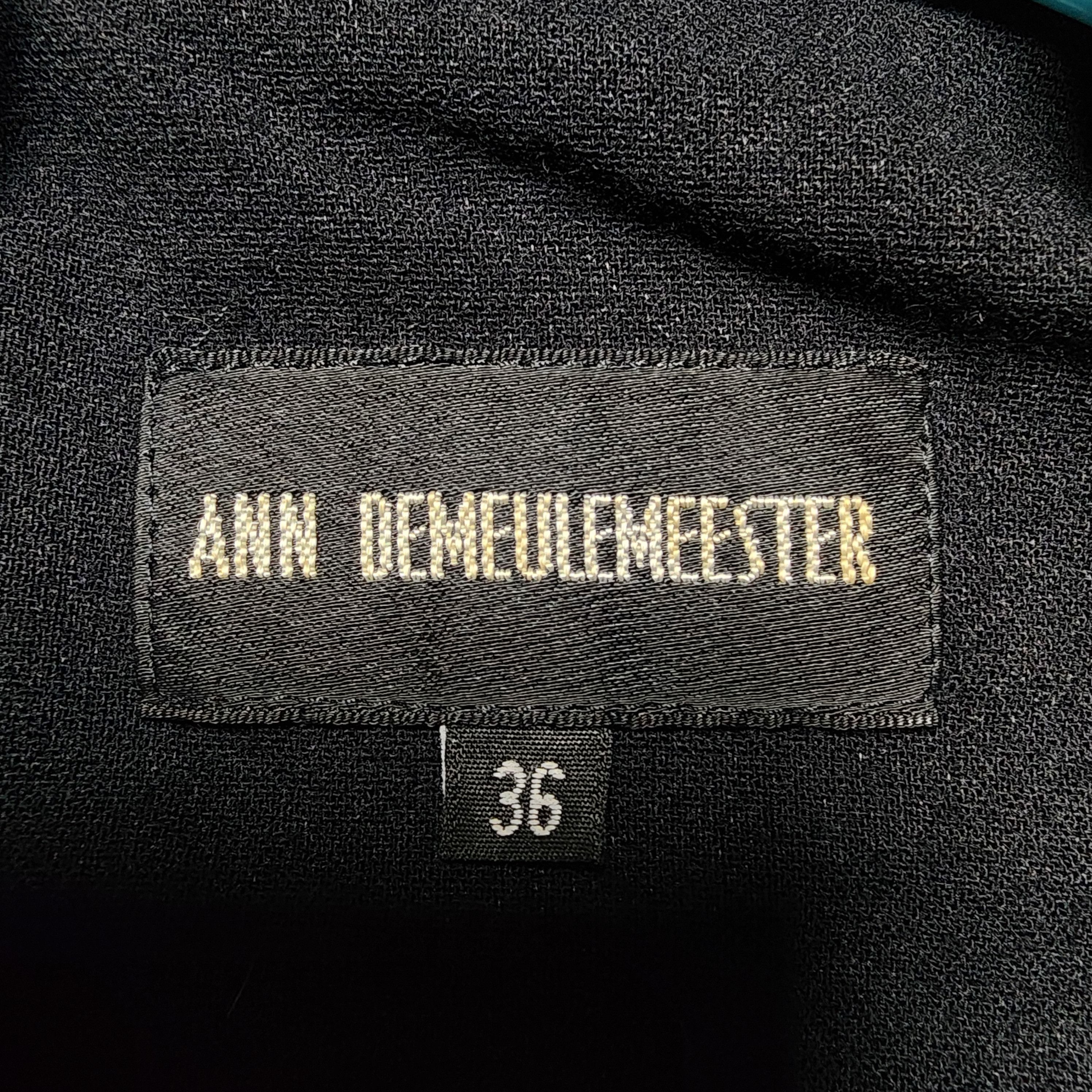 Ann Demeulemeester Ann Demeulemeester - Fleece Wool Blazer Jacket Size XS / US 0-2 / IT 36-38 - 5 Thumbnail
