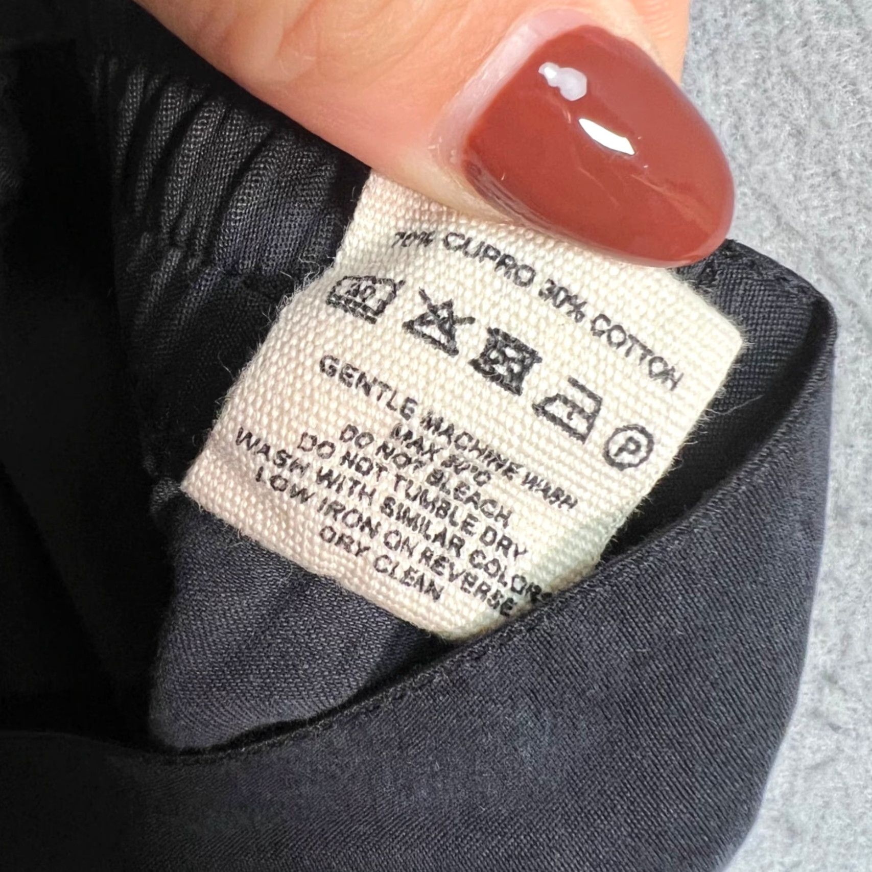 Vintage Djerf Avenue Pants Womens M Black Elastic Waist Wide-Leg Cupro Blend Dress Pants Women Medium Black Wide-Leg Vintage-Style N/A Size 32" / US 10 / IT 46 - 4 Thumbnail