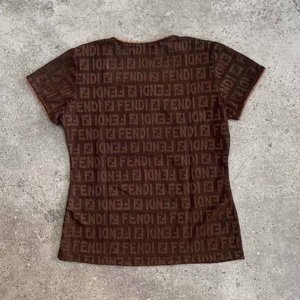 Fendi FENDI MONOGRAM SHIRT Size S / US 4 / IT 40 - 3 Thumbnail