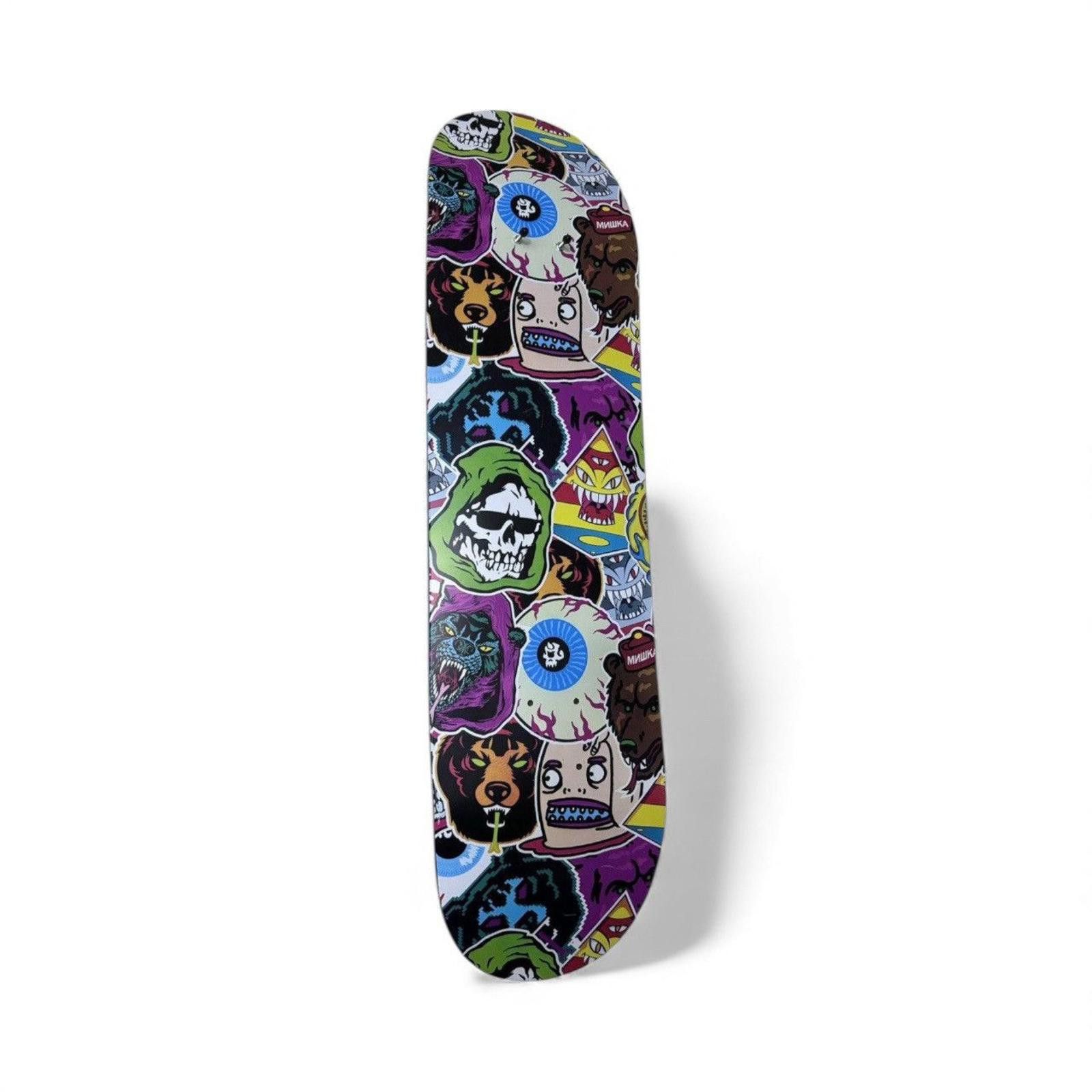 Mishka Mishka NYC Sticker Collage Skate Deck Size ONE SIZE - 1 Thumbnail