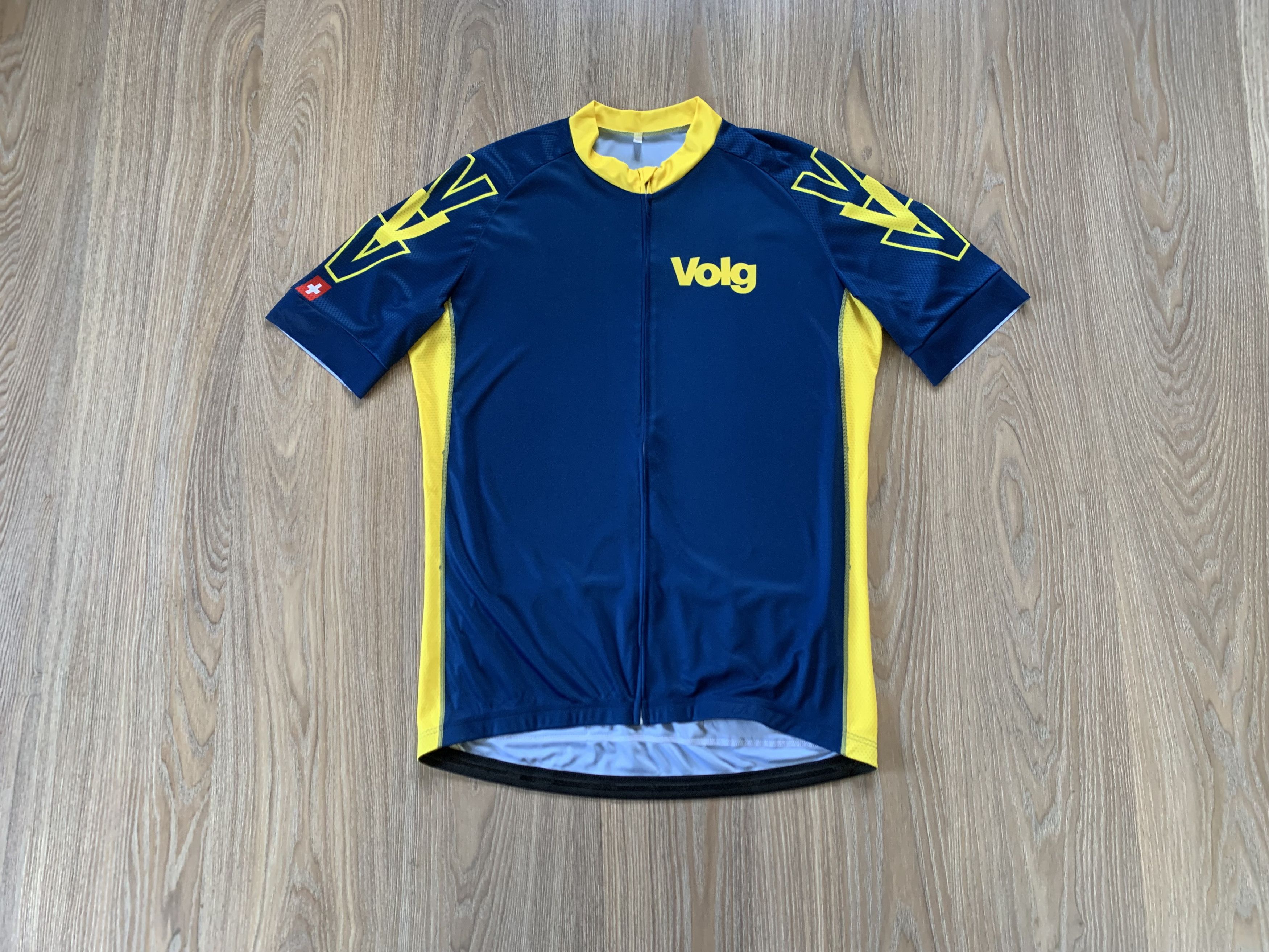 Bicycle Volg Men's Short Sleeve Full Zip Cycling Jersey Top Size US XXL / EU 58 / 5 - 9 Thumbnail