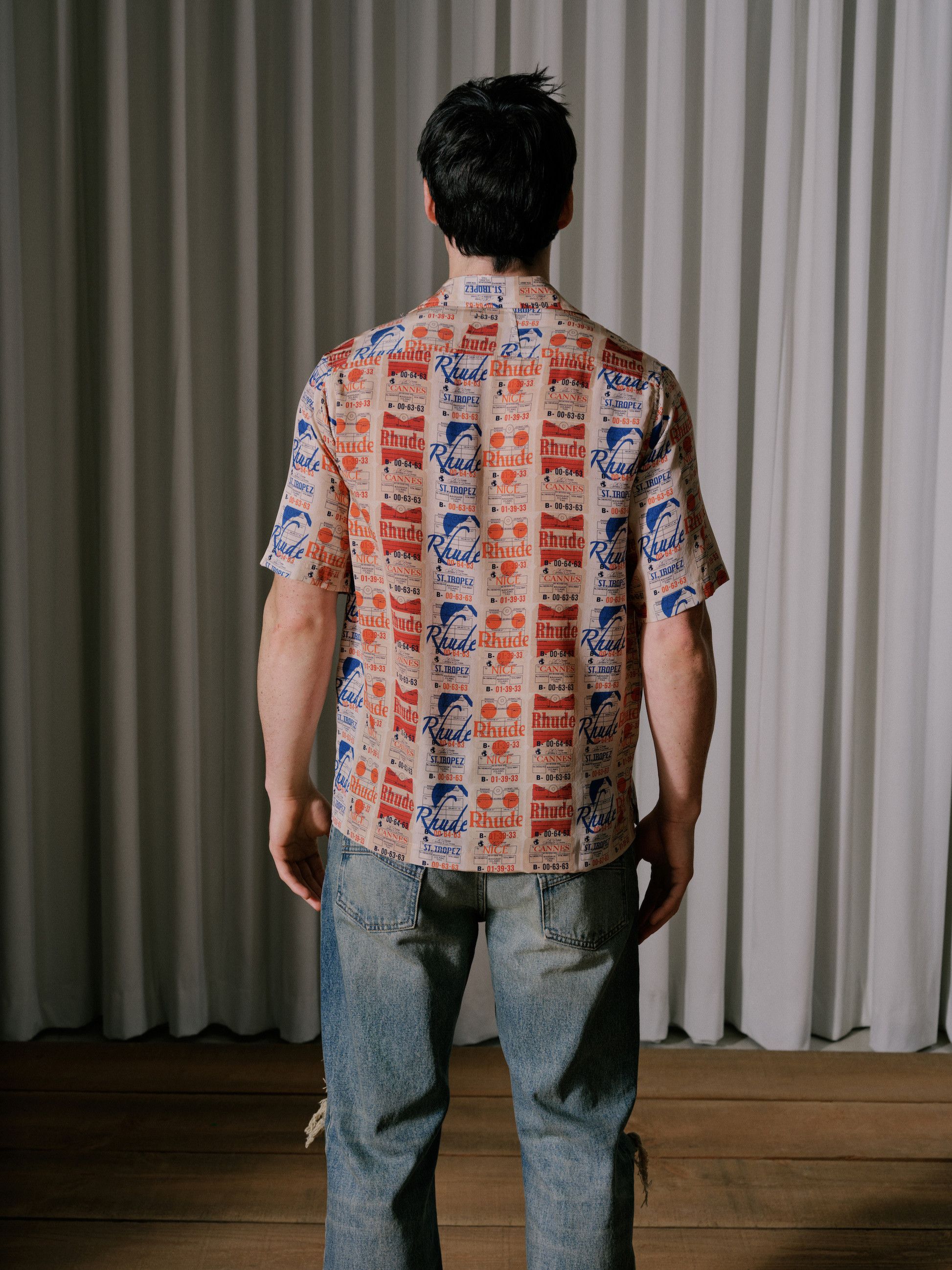 Rhude 1095USD VOYAGE DE RHUDE SILK SHIRT Size US L / EU 52-54 / 3 - 6 Thumbnail