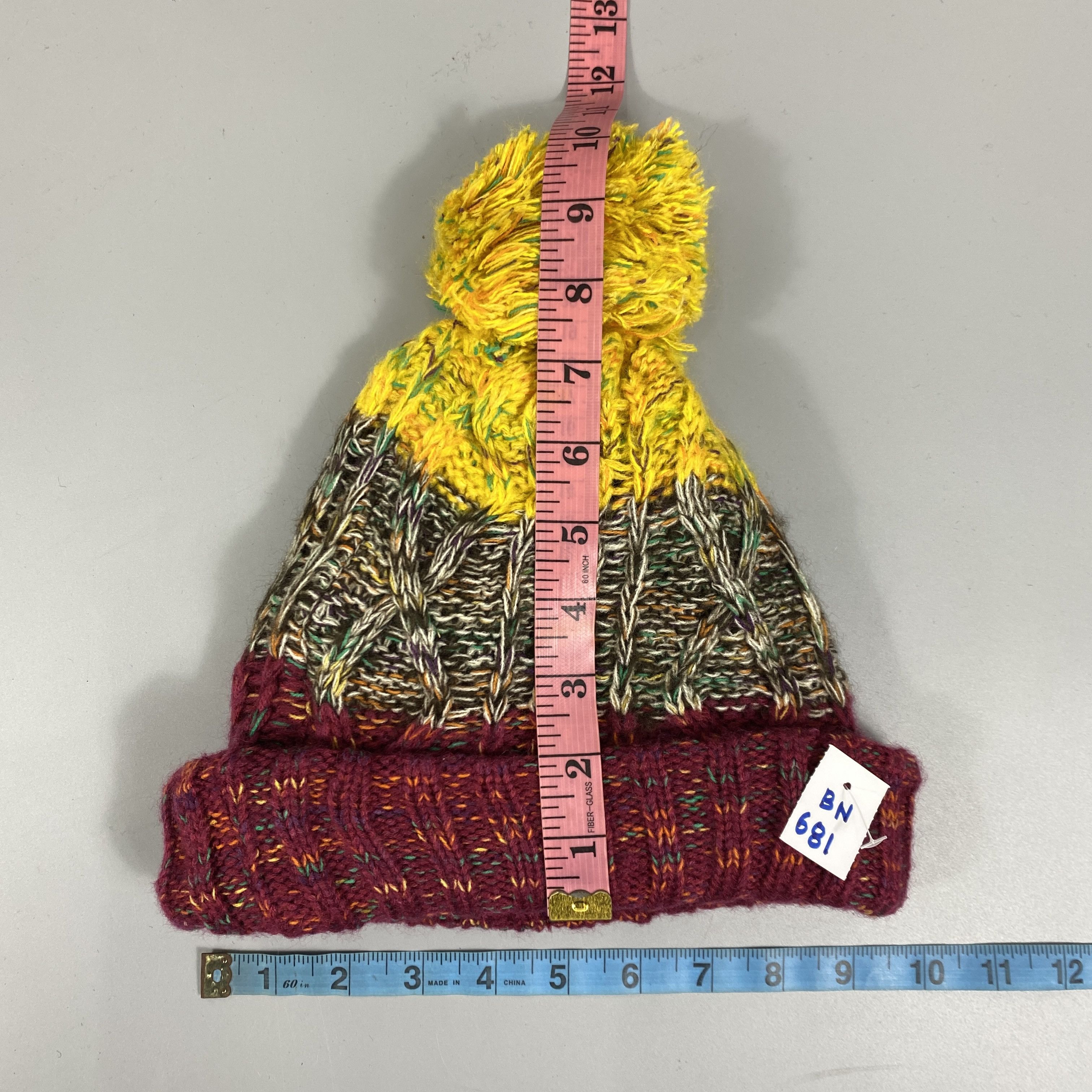 Japanese Brand Winter Hat With Pompom -BN681 Size ONE SIZE - 5 Thumbnail
