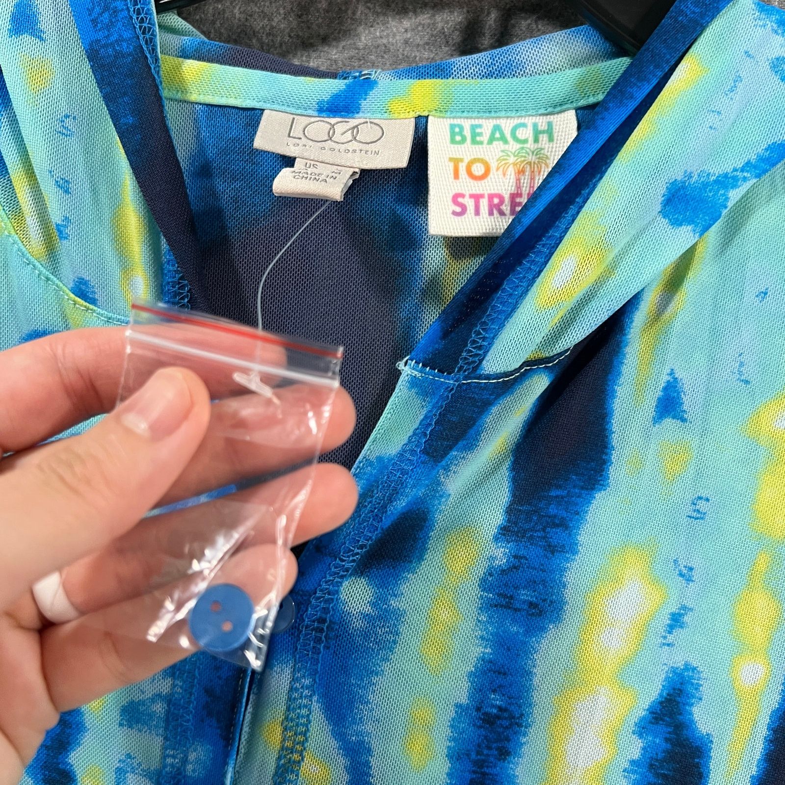Other LOGO by Lori Goldstein Beach to Street Printed Mesh Duste Size XS / US 0-2 / IT 36-38 - 8 Thumbnail
