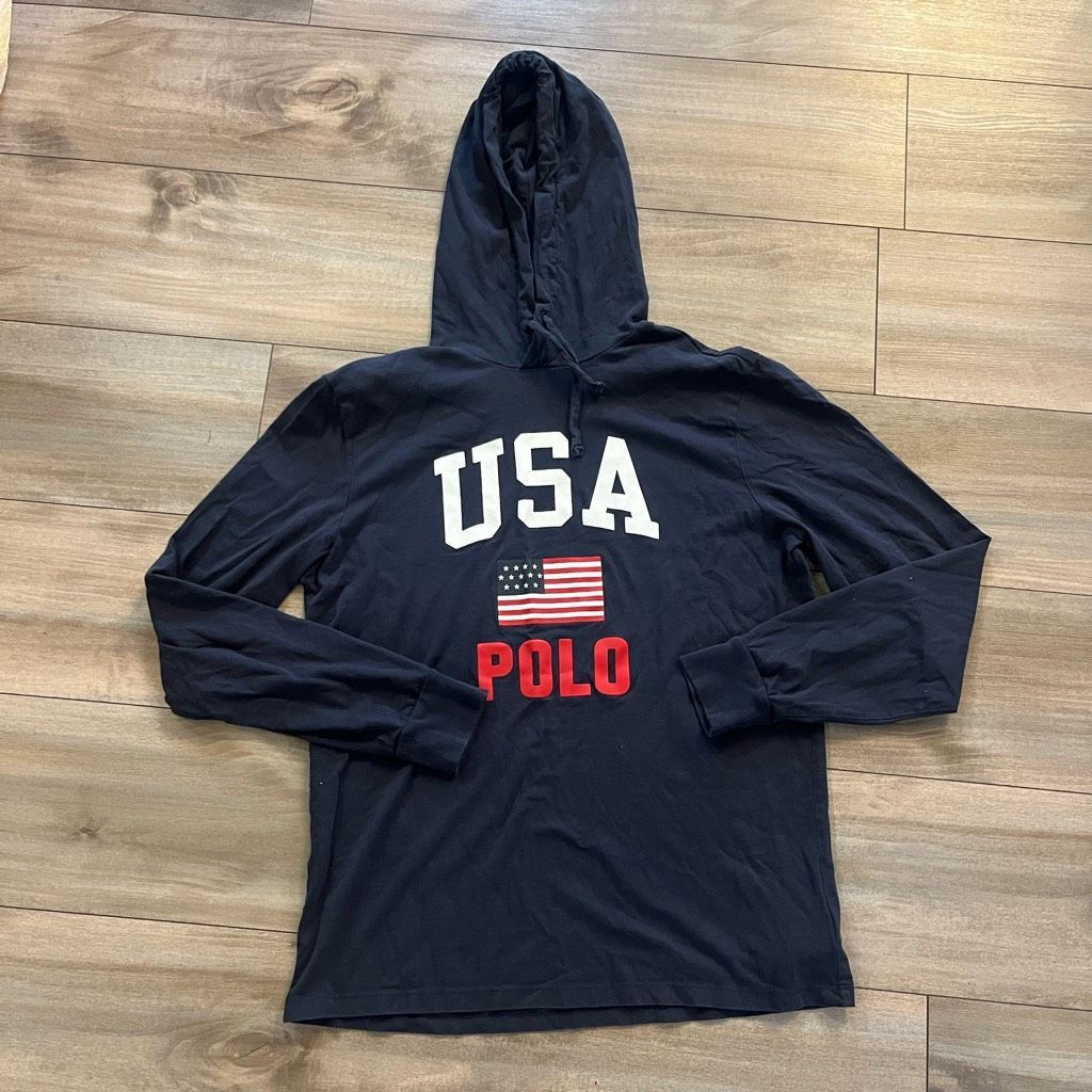 Polo Ralph Lauren Polo Ralph Lauren Navy Lightweight Pullover Men Medium Size US M / EU 48-50 / 2 - 1 Thumbnail
