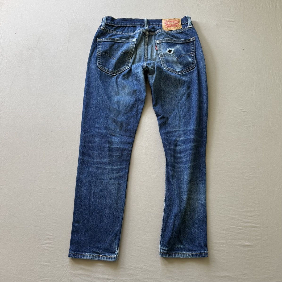Levi's Levi's 511 Slim-Fit Straight-Leg Distressed Jeans Size US 30 / EU 46 - 2 Thumbnail