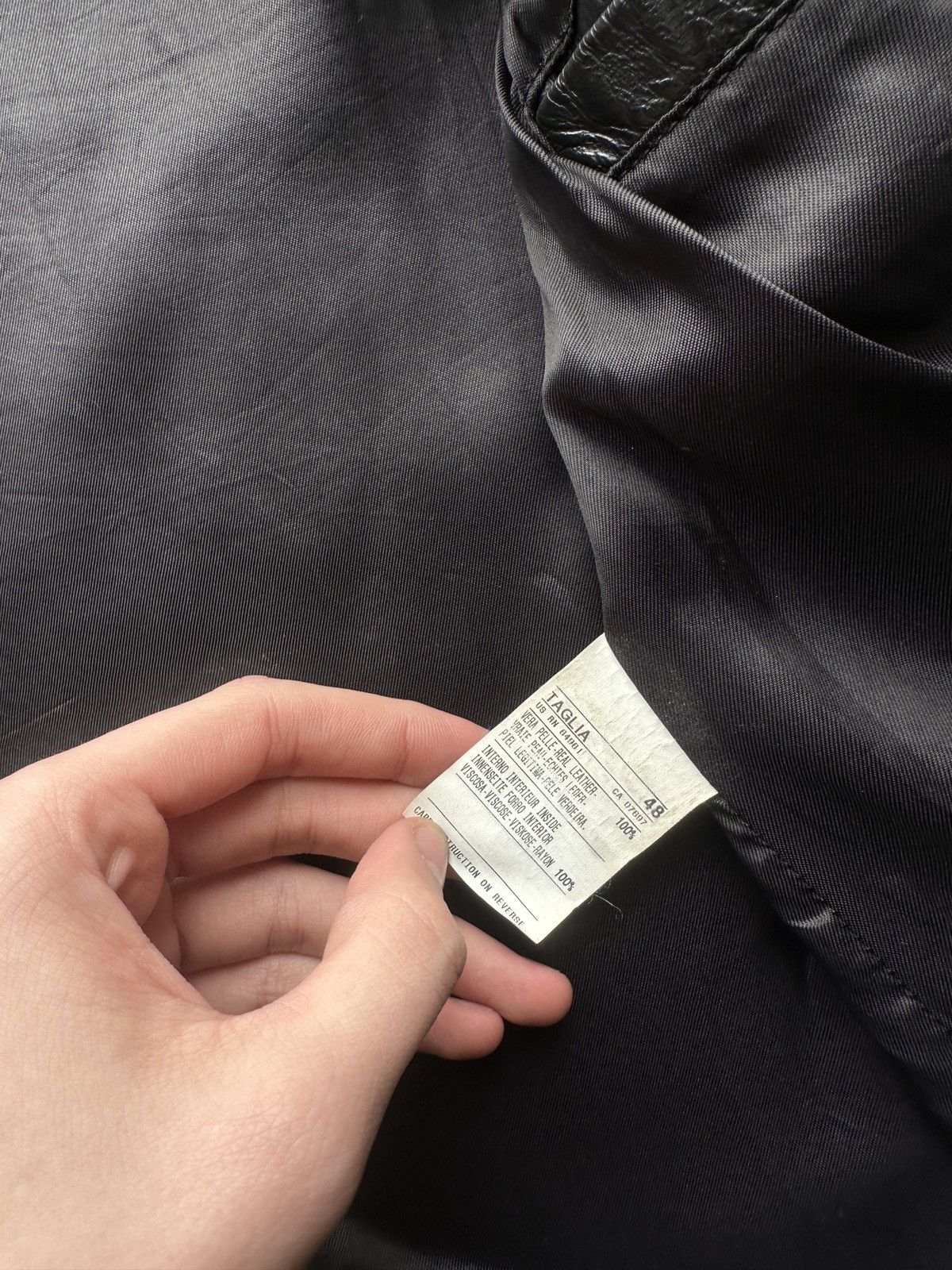 United Colors Of Benetton LUXURY MAFIA 🚨 BENETTON MEN LEATHER JACKET OLD MONEY MEN Size US M / EU 48-50 / 2 - 10 Thumbnail