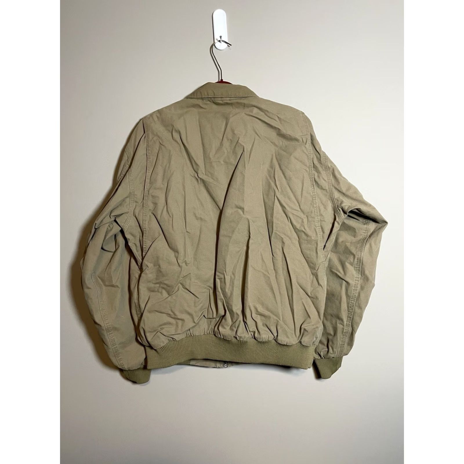 Vintage VINTAGE Berne Canvas Workwear Jacket Mens L Beige Bomber Collar Size US L / EU 52-54 / 3 - 4 Thumbnail