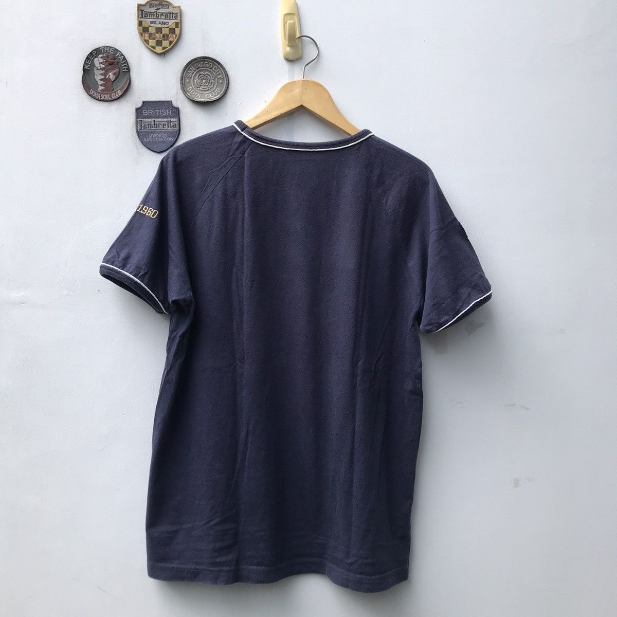 Lonsdale × Other UK × Vintage Lonsdale london Ringer tee tshirt colour navy blue size L Size US M / EU 48-50 / 2 - 15 Thumbnail