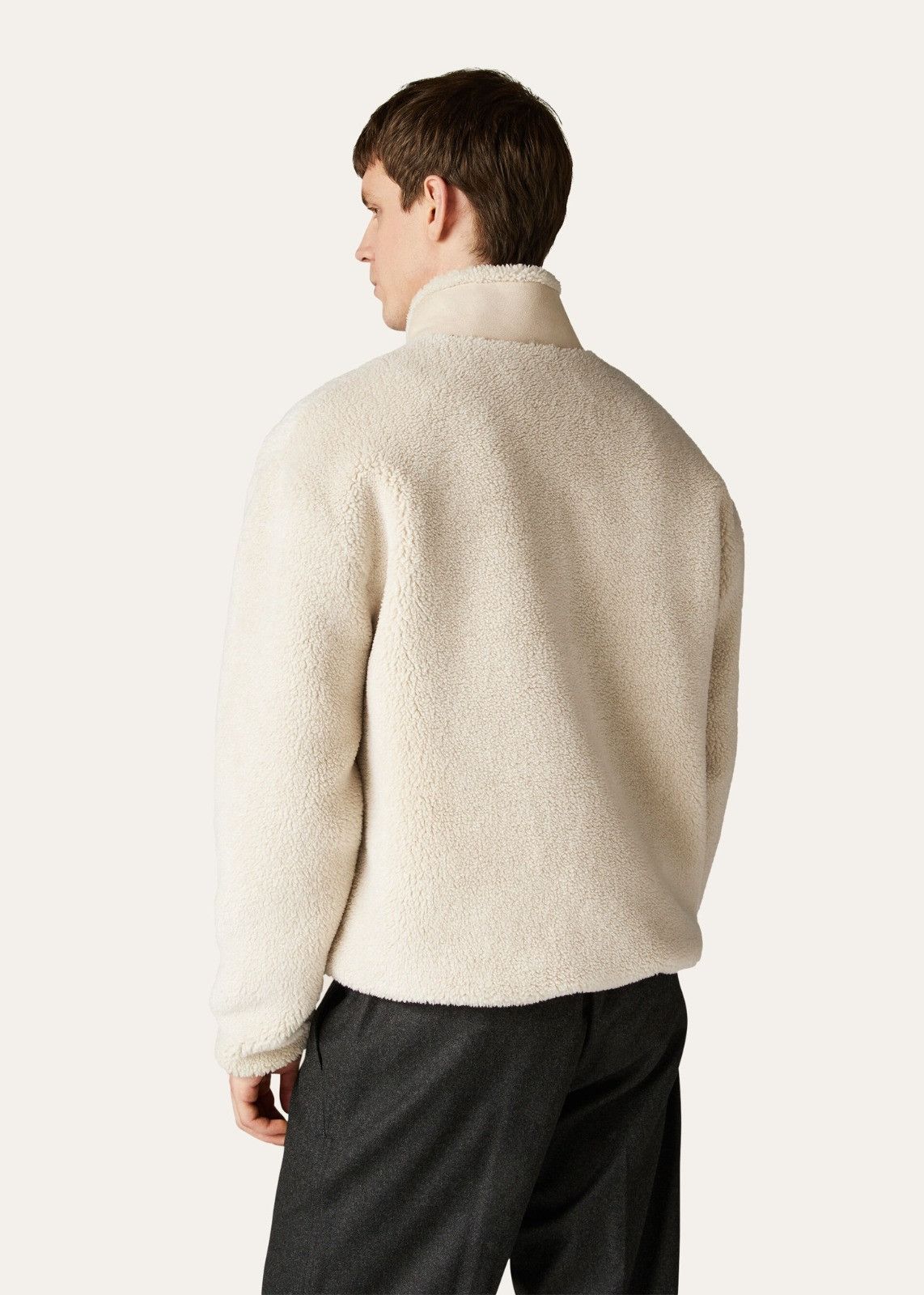 Loro Piana o1srvl11e1224 Mezzocollo Ovoot Curly Cashmere Sweater Size US L / EU 52-54 / 3 - 4 Thumbnail