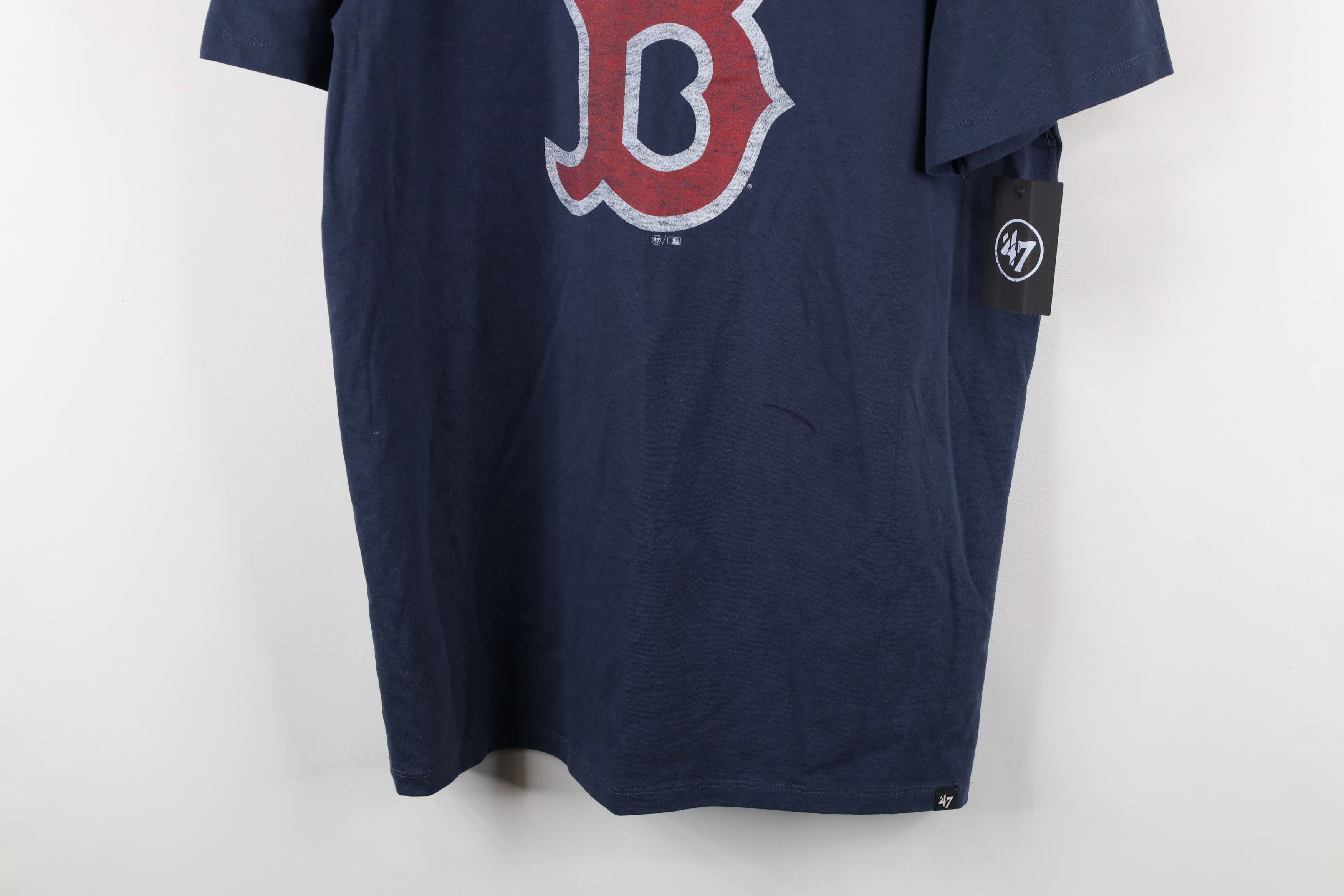 Vintage New 47 Brand Red Sox Baseball Jersey Knit T-Shirt Blue Size US XL / EU 56 / 4 - 3 Thumbnail
