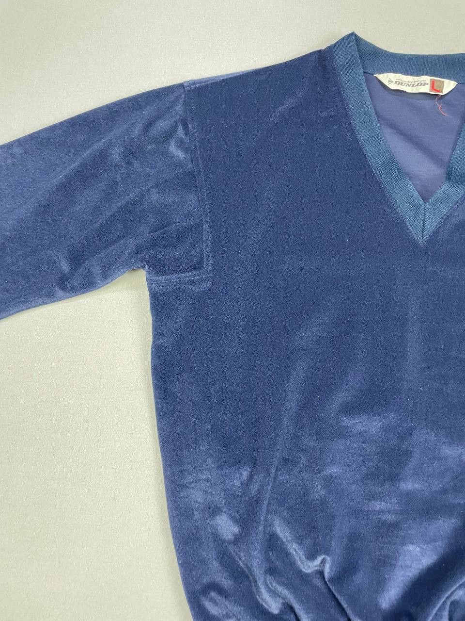 Dunlop Vintage 70s/80s DUNLOP Golf Velvet Long sleeves Sweater Size US L / EU 52-54 / 3 - 6 Thumbnail