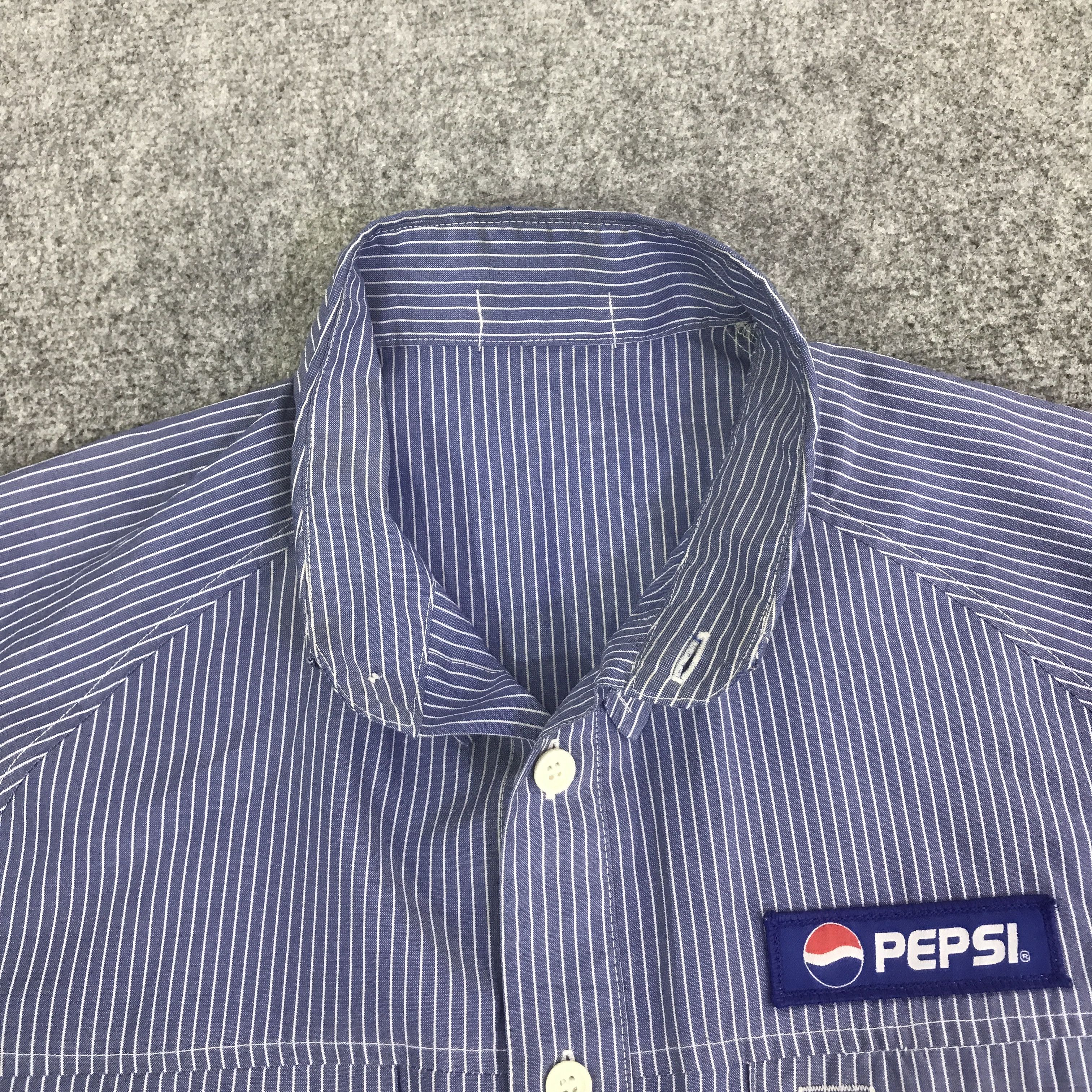 Pepsi PEPSI WORK BUTTON UP T-SHIRT K117B18 Size US L / EU 52-54 / 3 - 6 Thumbnail