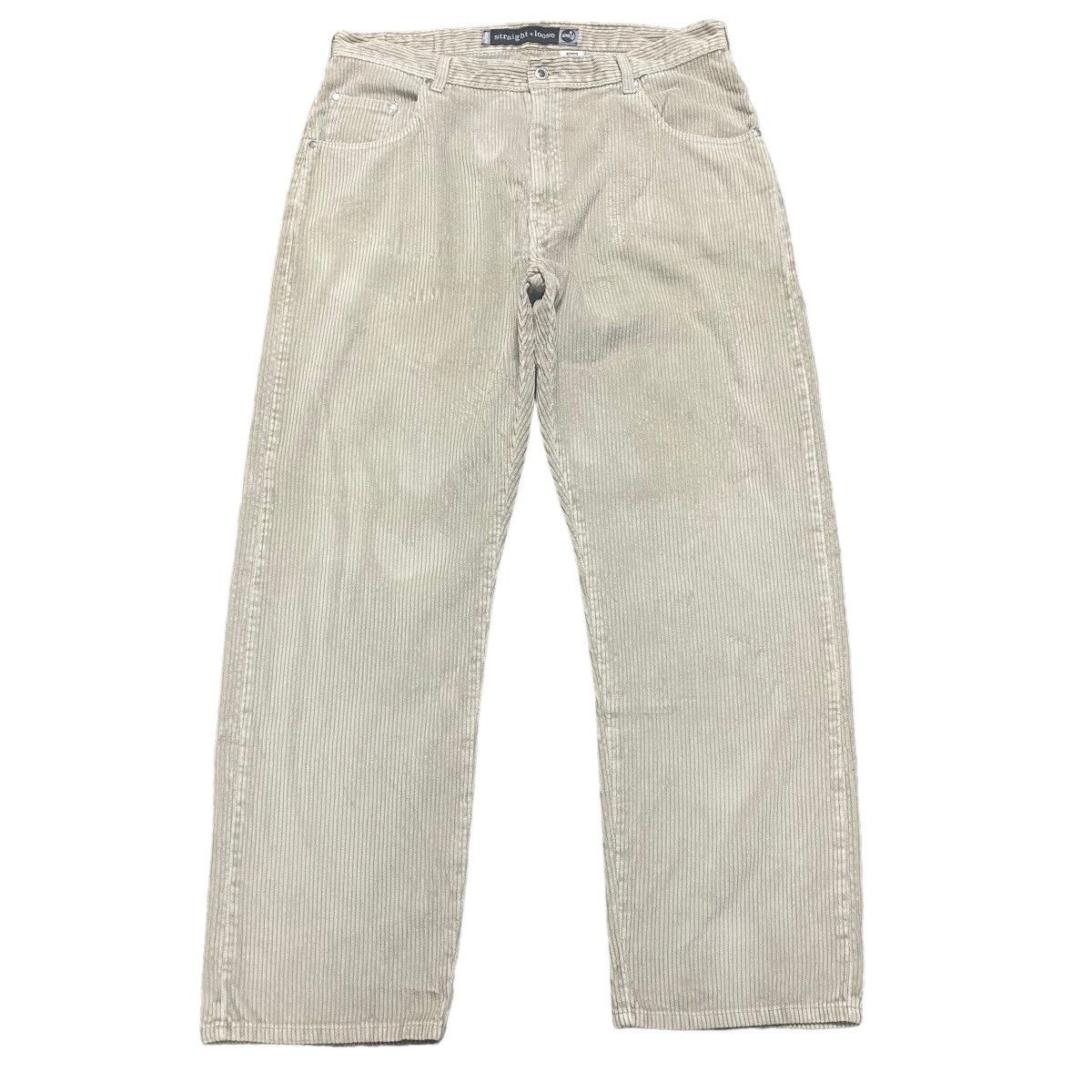 Levi's Vintage 90s Levis Silvertab Corduroy Straight+Loose Pants Size US 38 / EU 54 - 2 Thumbnail