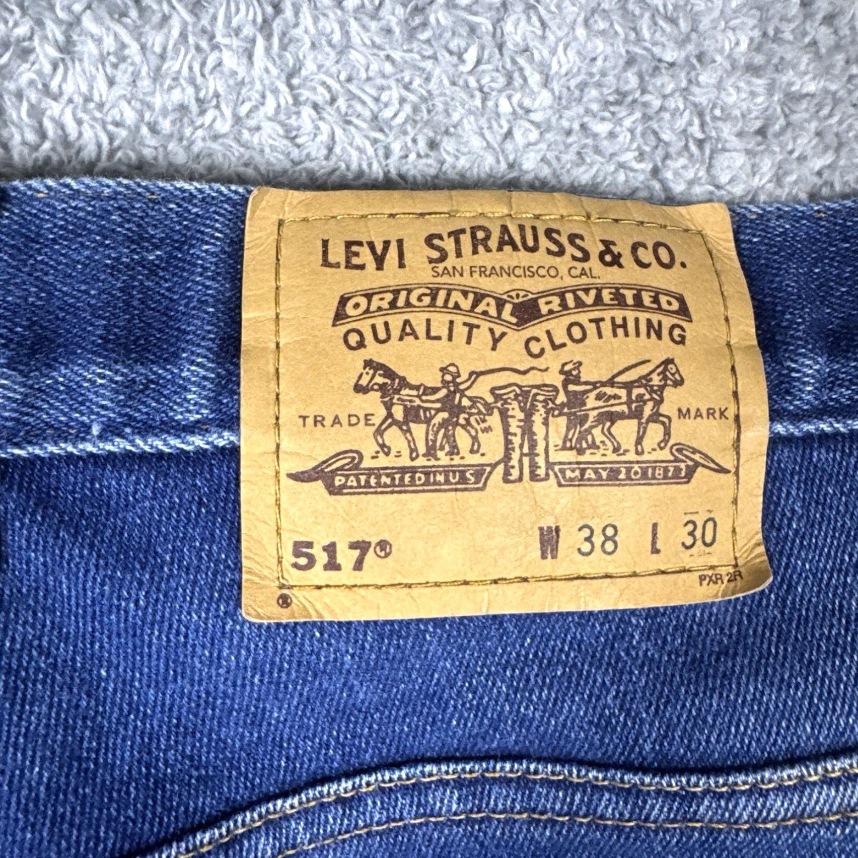 Levi's VINTAGE Levi's 517 Jeans Mens 36x28 Bootcut Denim Blue 90s Western USA Jeans Mens Size US 38 / EU 54 - 6 Thumbnail