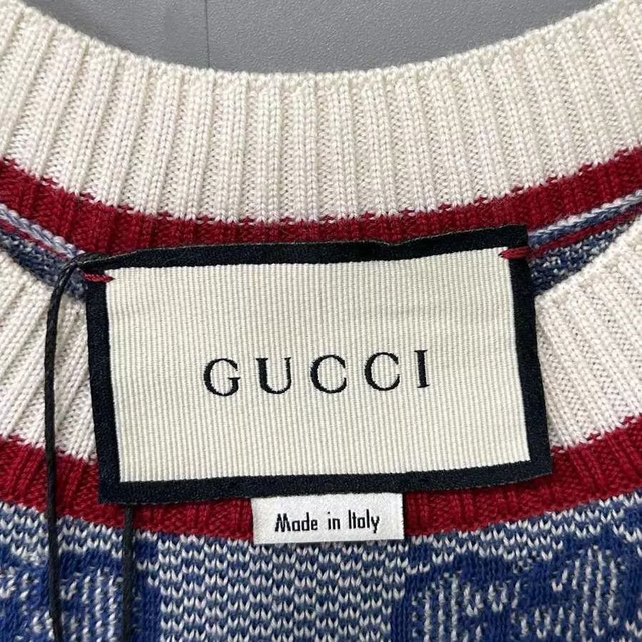 Gucci GUCCI blue double pocket jacquard all over print dress S Size S / US 4 / IT 40 - 5 Thumbnail