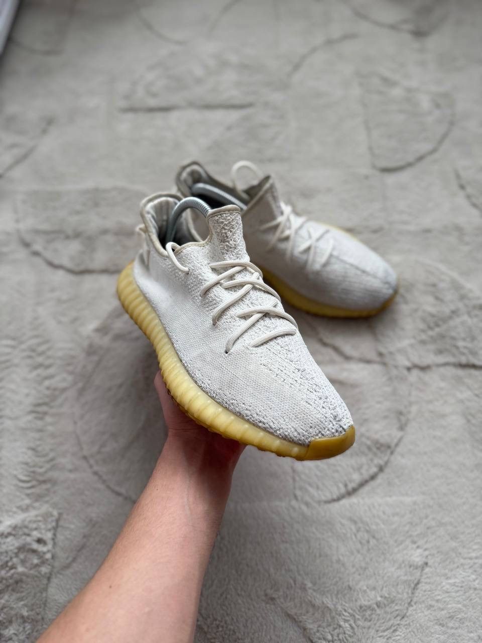 Adidas Adidas Yeezy Boost 350 V2 Cream White Size US 10 / EU 43 - 2 Thumbnail