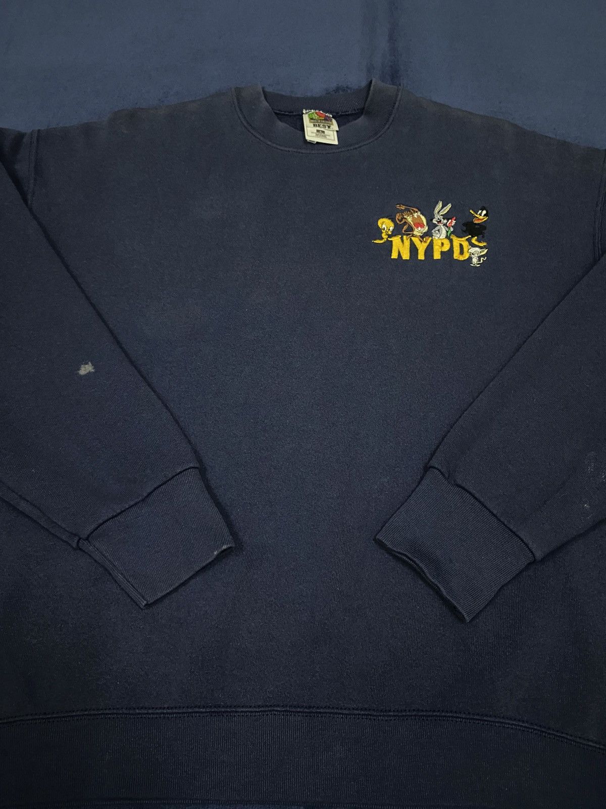 Other Vintage 90s Looney Tunes NYPD Sweatshirt Size US L / EU 52-54 / 3 - 1 Thumbnail