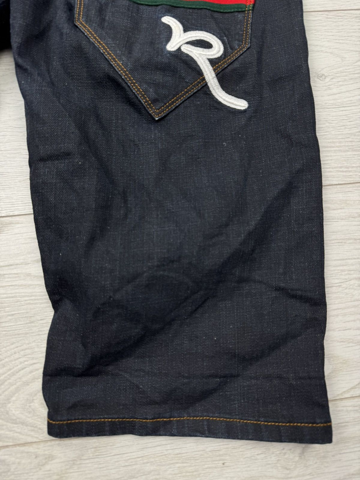 Fubu × Rocawear Vintage Rocawear Rap Jeans Shorts Size US 36 / EU 52 - 4 Thumbnail