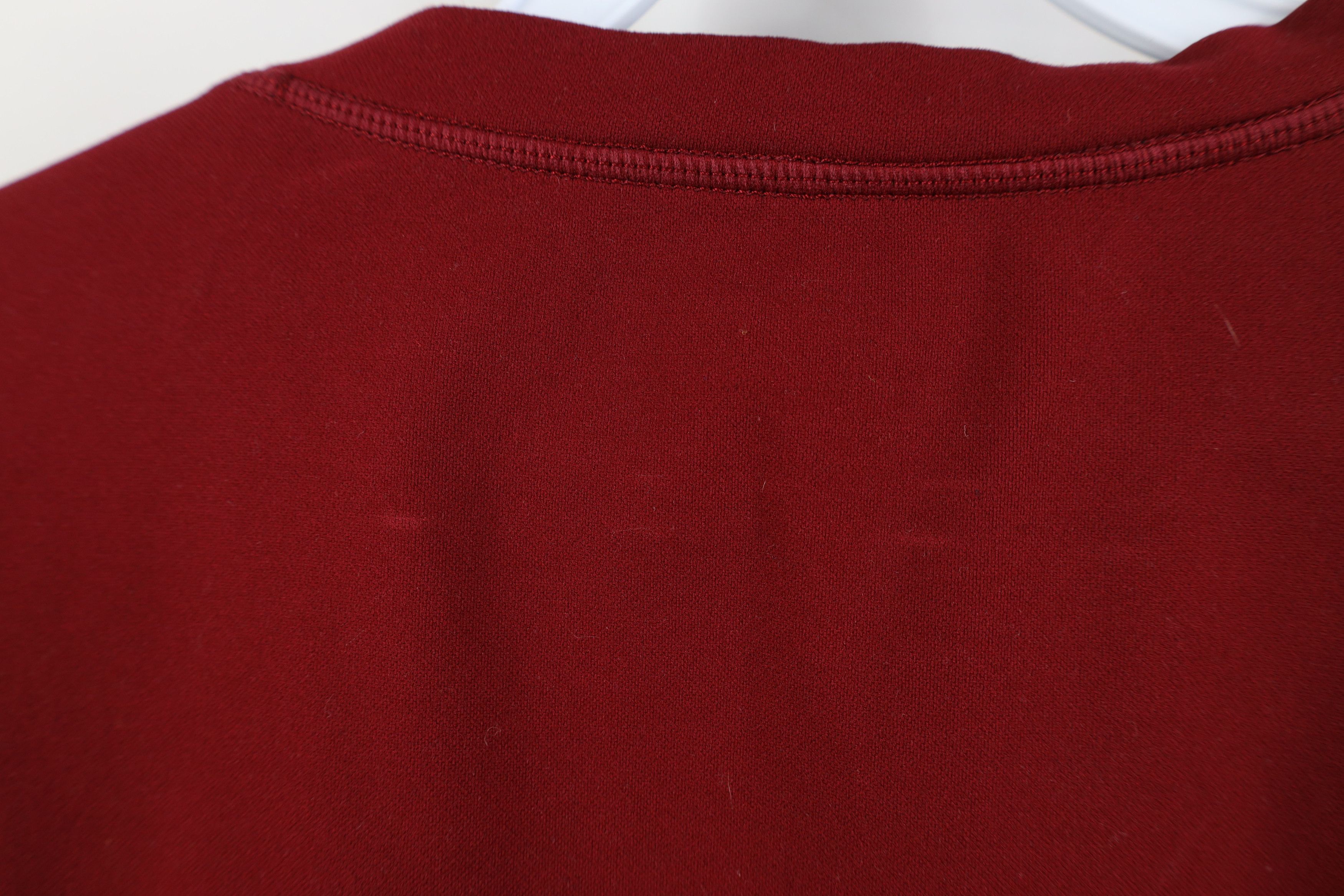 Nike Vintage Nike ACG Mini Swoosh Knit Long Sleeve T-Shirt Red Size US XXL / EU 58 / 5 - 12 Thumbnail